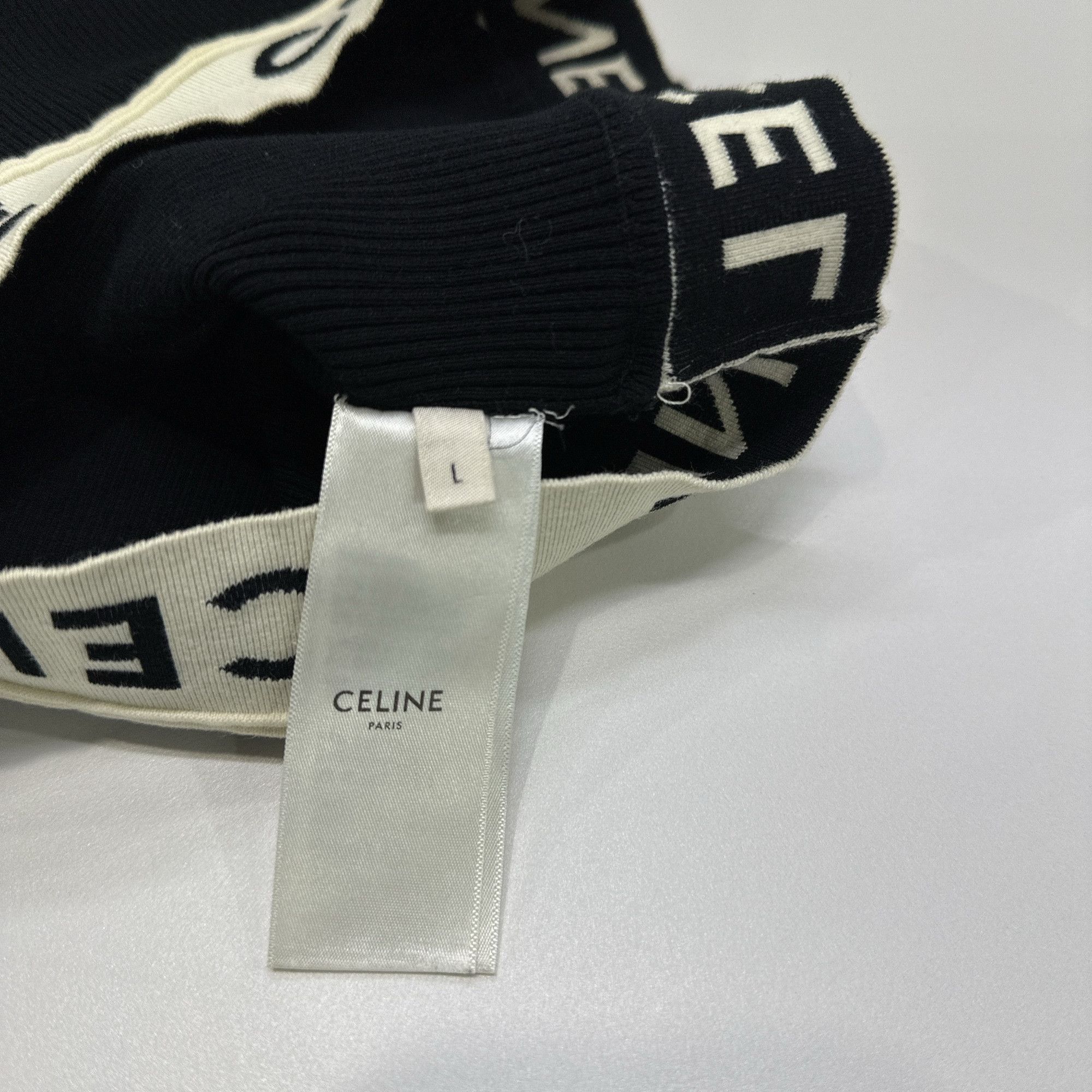 Celine Celine Logo Band Crop Top Size L Size L / US 10 / IT 46 - 4 Thumbnail