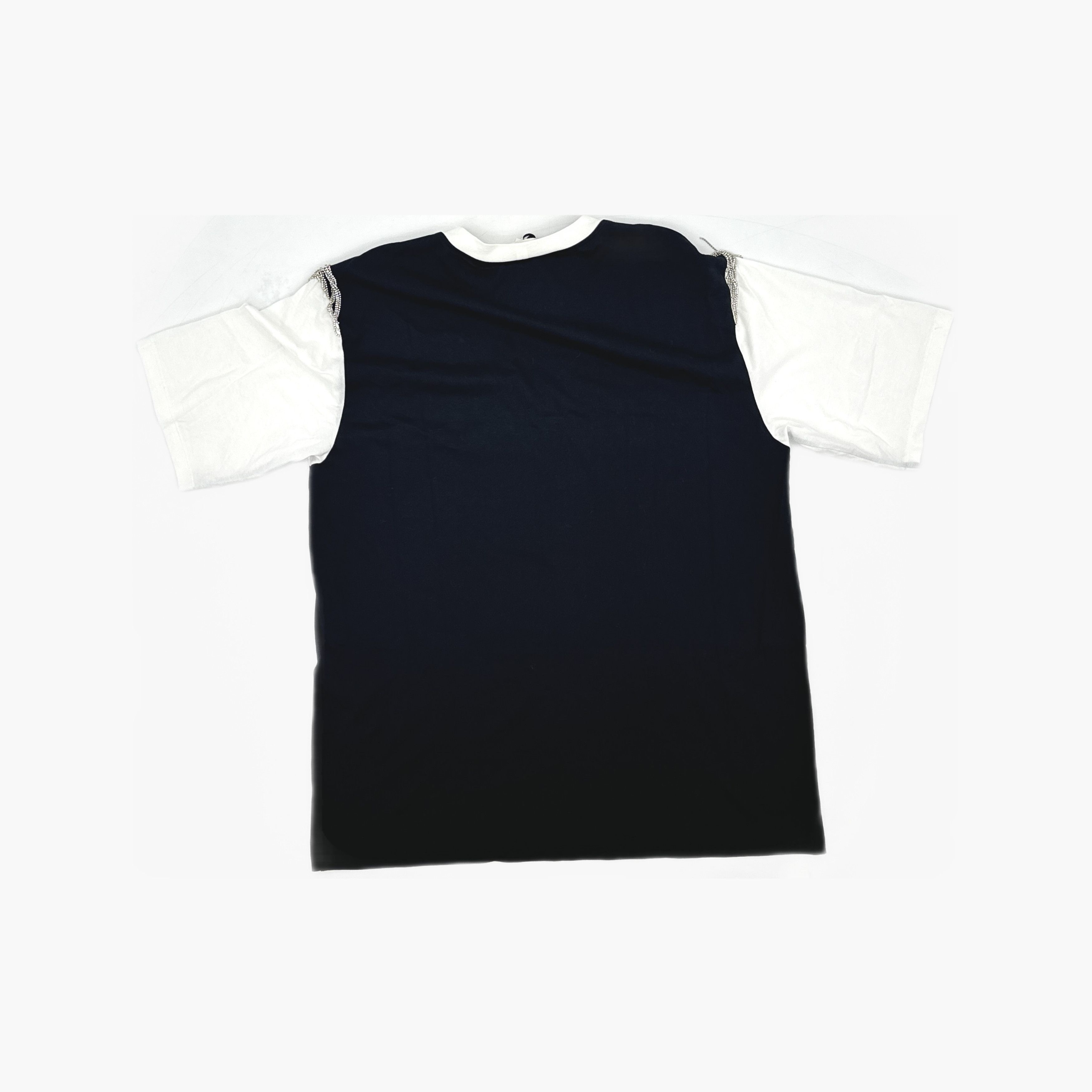 Celine Celine Crystal Fringe Logo T-Shirt Size XS Size US XS / EU 42 / 0 - 2 Thumbnail