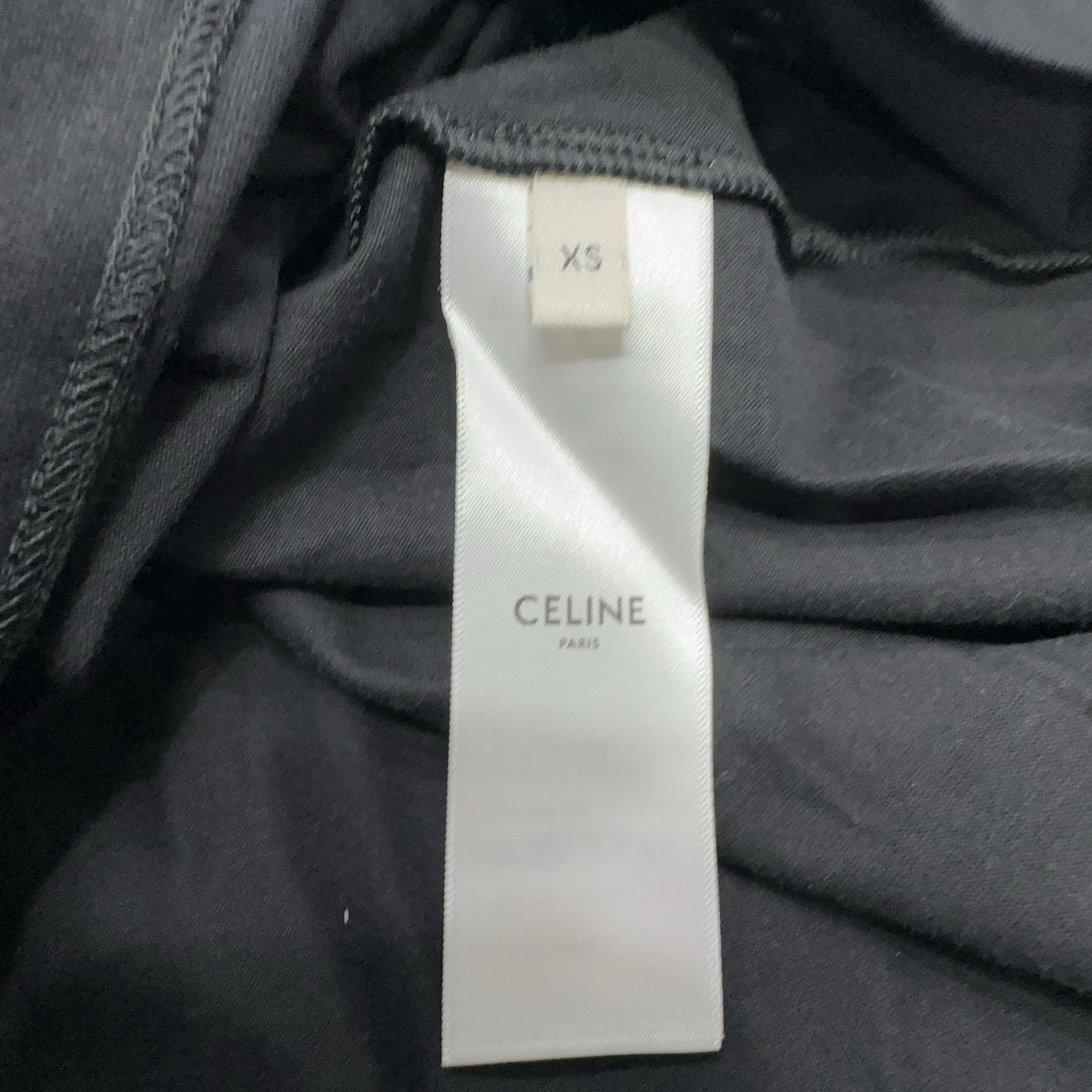 Celine Celine Crystal Fringe Logo T-Shirt Size XS Size US XS / EU 42 / 0 - 5 Thumbnail