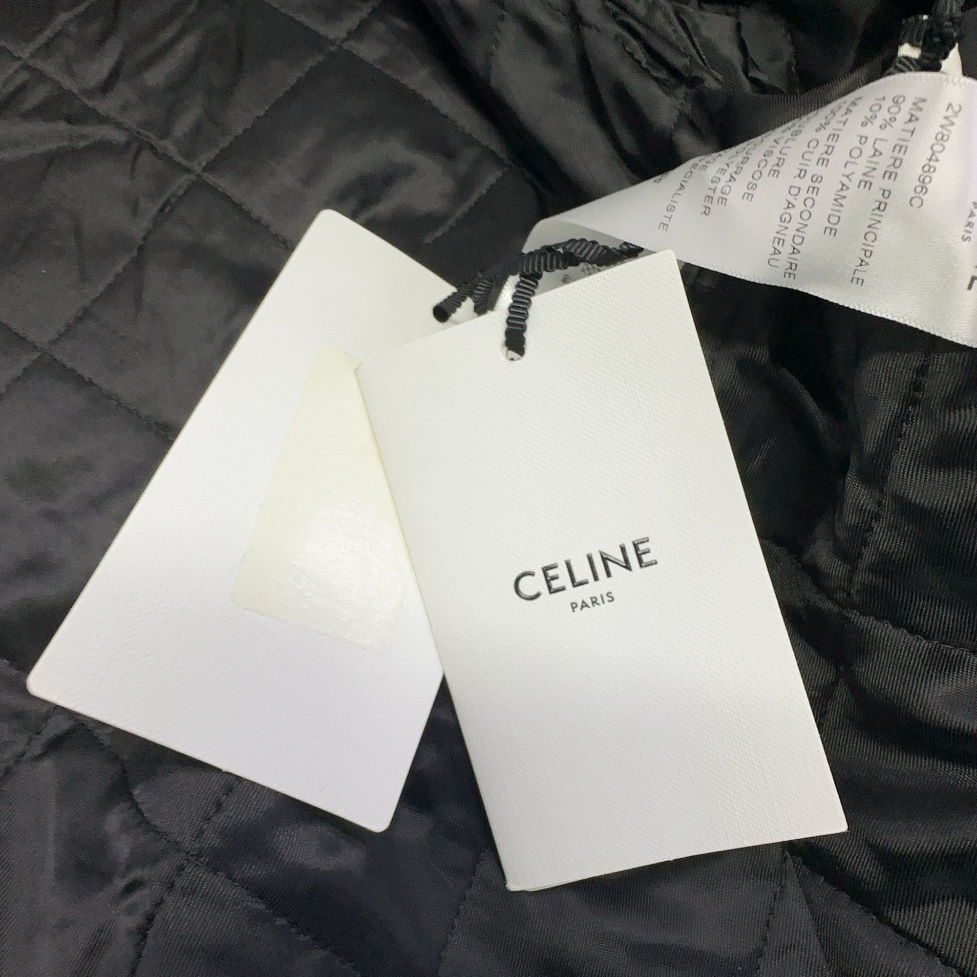 Celine Celine Logo Wool Leather Varsity Jacket Size 36 Size XS / US 0-2 / IT 36-38 - 4 Thumbnail