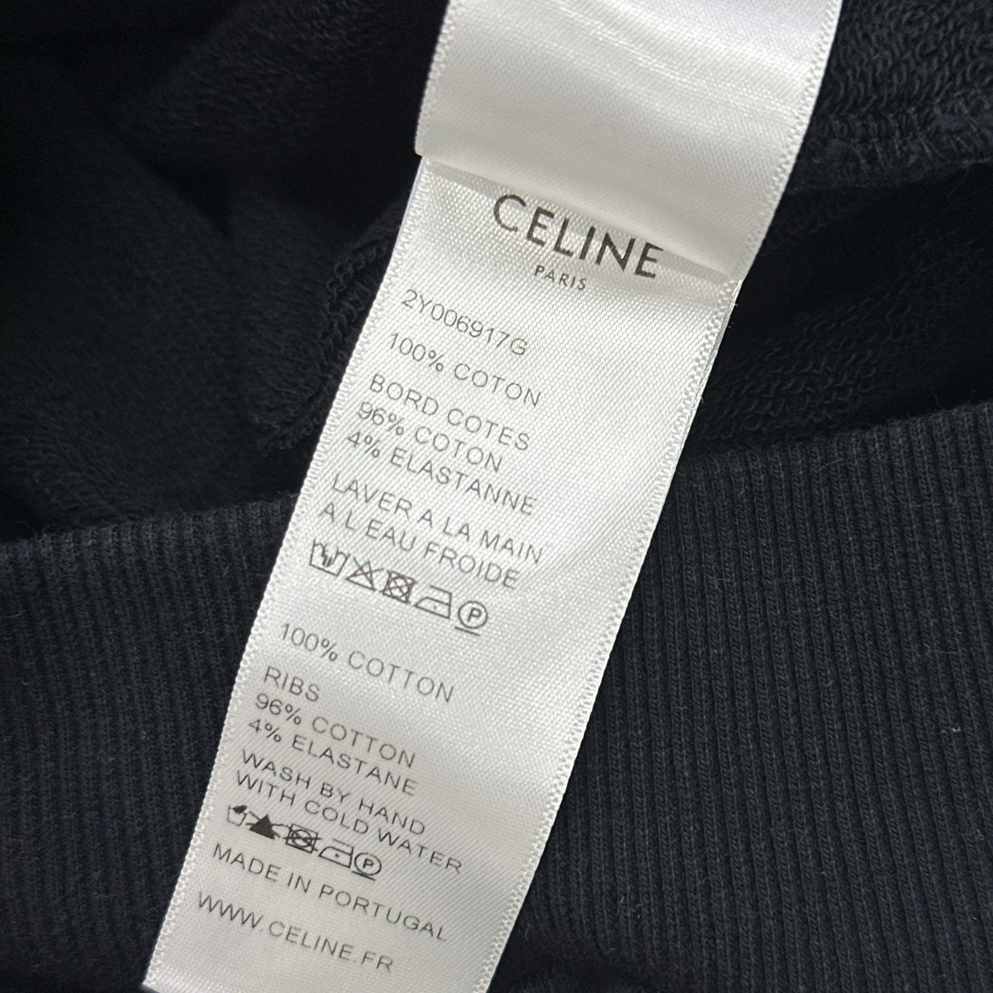 Celine Celine Logo Hoodie Size S Size US S / EU 44-46 / 1 - 3 Thumbnail