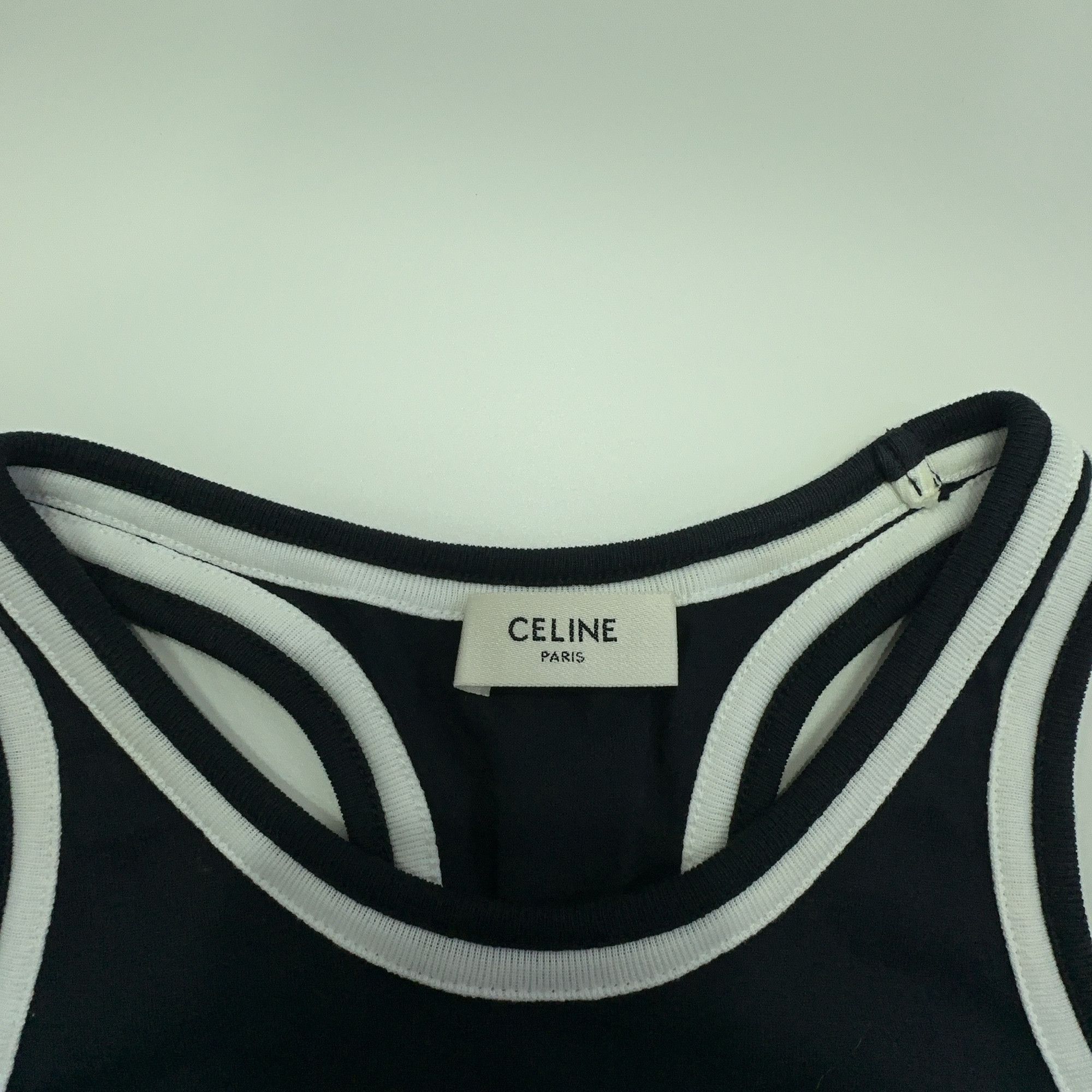 Celine Celine 16 Logo Tank Top S Size S / US 4 / IT 40 - 5 Thumbnail