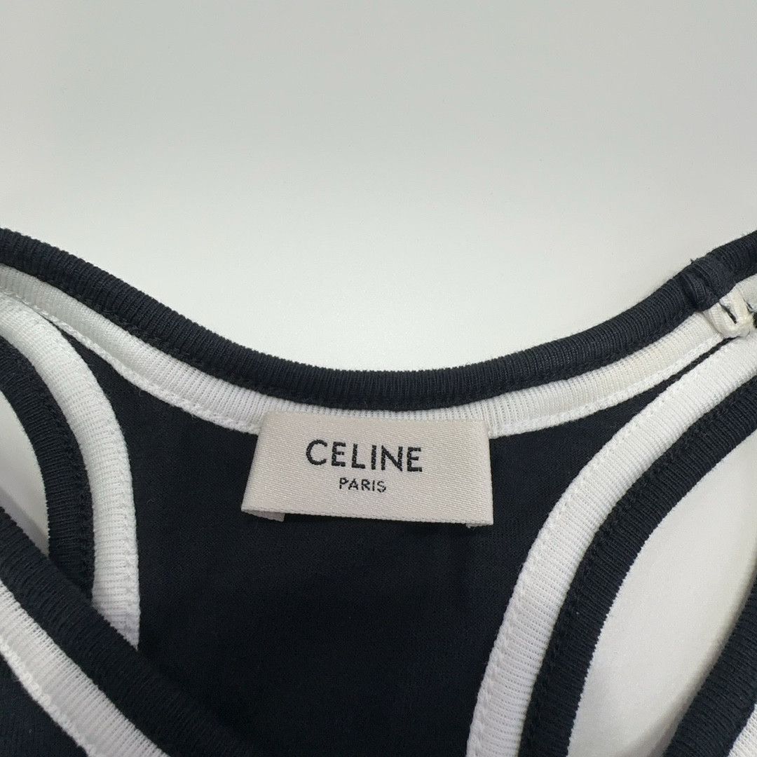 Celine Celine 16 Logo Tank Top S Size S / US 4 / IT 40 - 3 Thumbnail