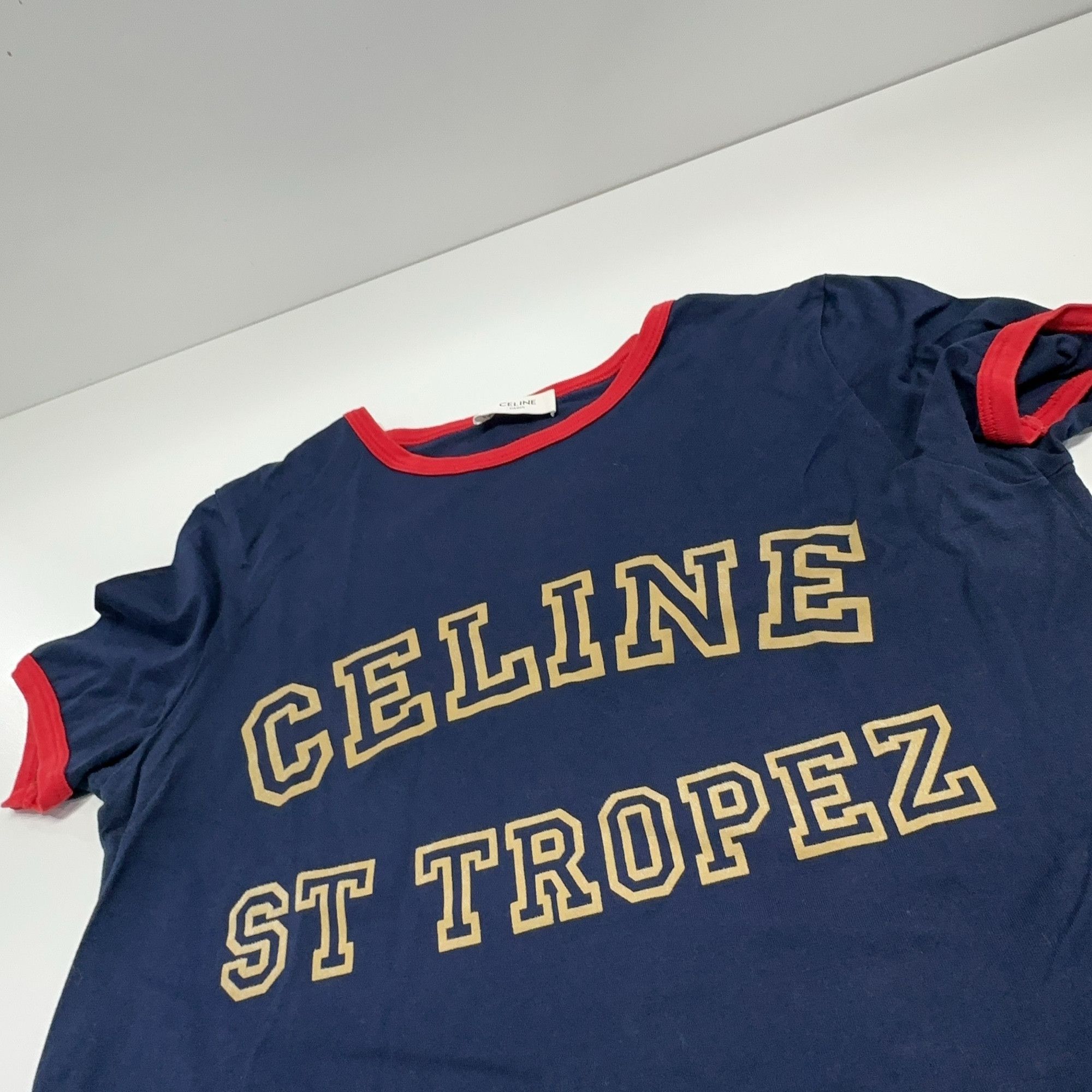 Celine CELINE St Tropez Graphic T-Shirt XS Size XS / US 0-2 / IT 36-38 - 6 Thumbnail