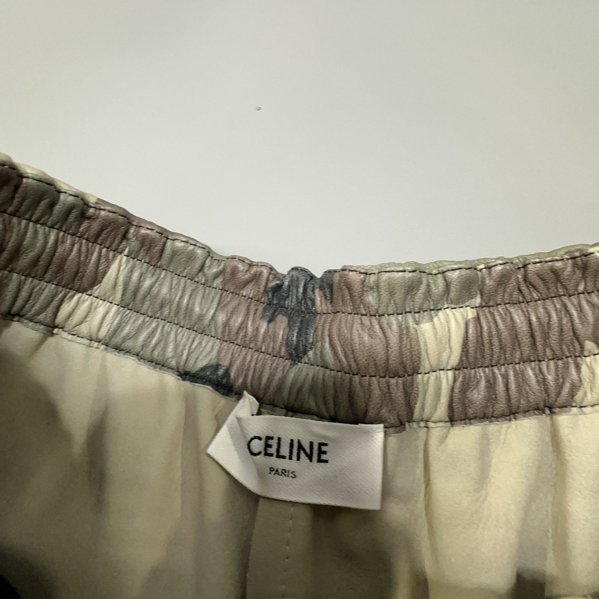 Celine Celine Camouflage Lambskin Shorts Size 40 Size 28" / US 6 / IT 42 - 3 Thumbnail