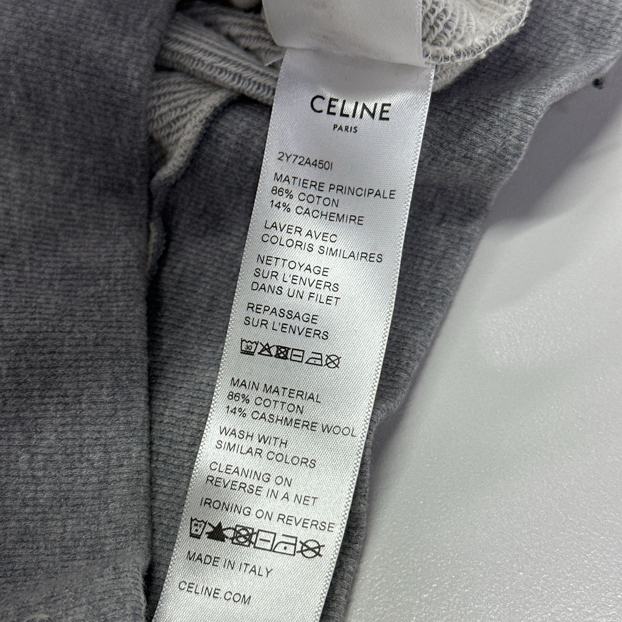 Celine Celine Triomphe Logo Sweatshirt Size S Size S / US 4 / IT 40 - 5 Thumbnail