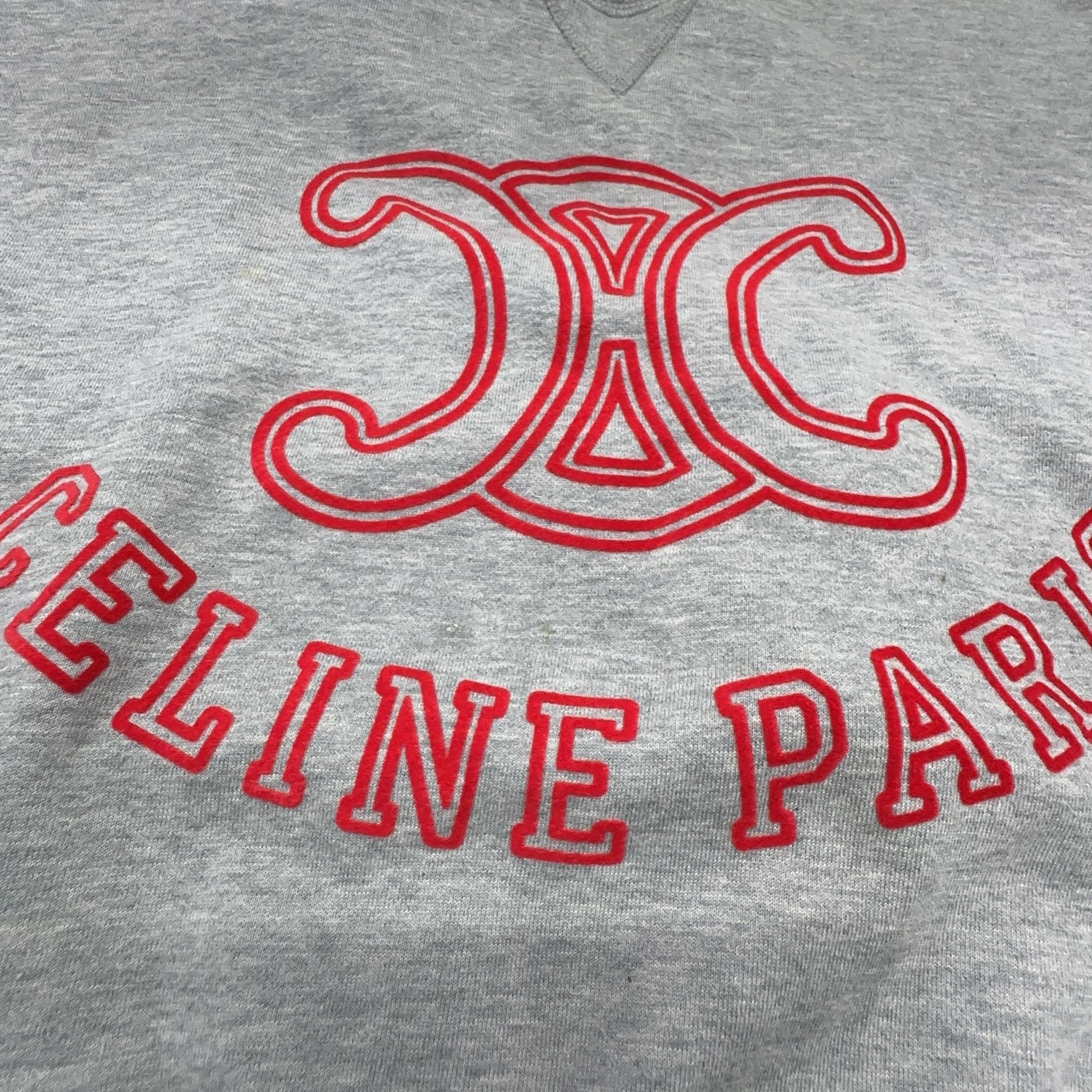Celine Celine Triomphe Logo Sweatshirt Size S Size S / US 4 / IT 40 - 6 Thumbnail