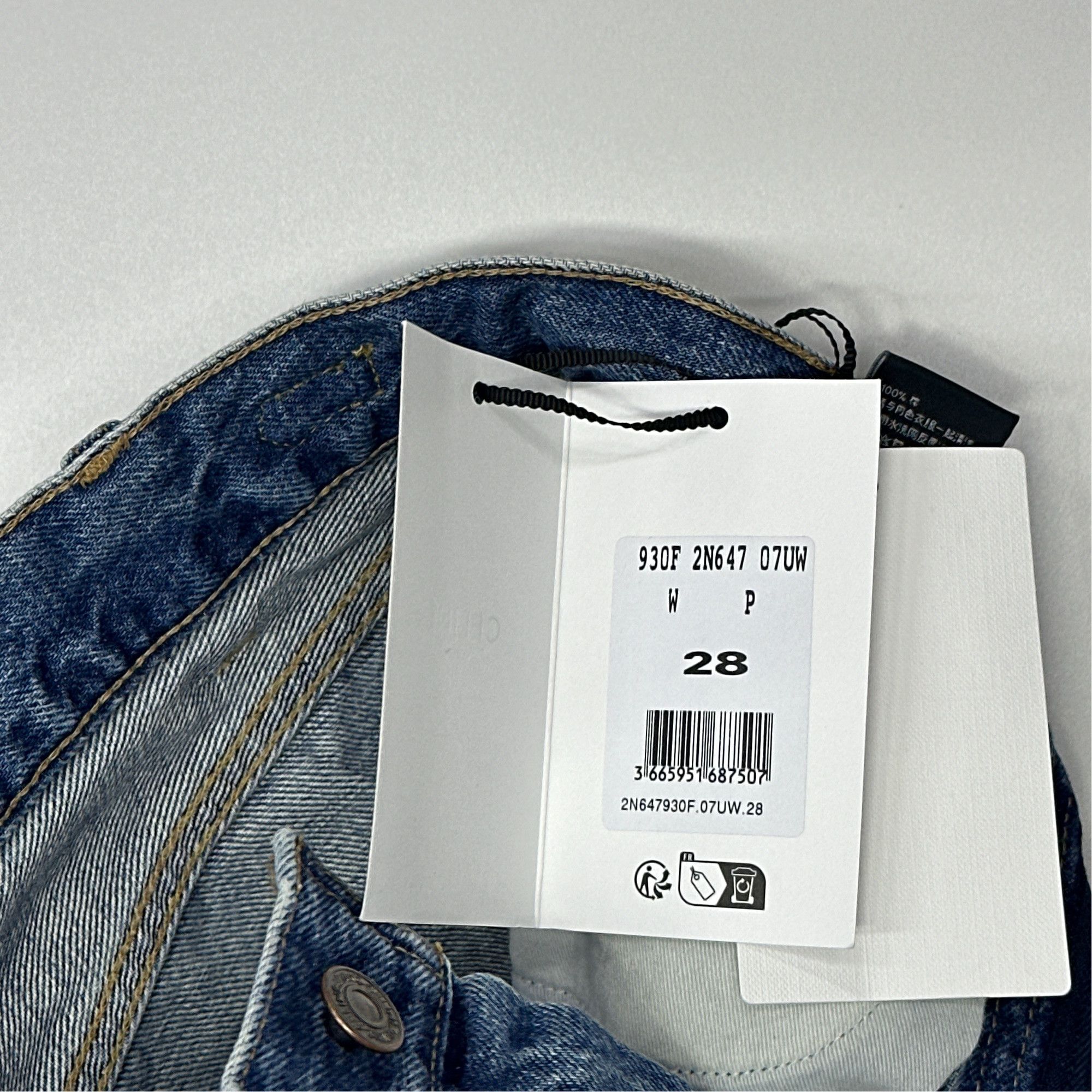 Celine Celine Gold Chain Detail Jeans Size 28 Size 28" / US 6 / IT 42 - 2 Thumbnail