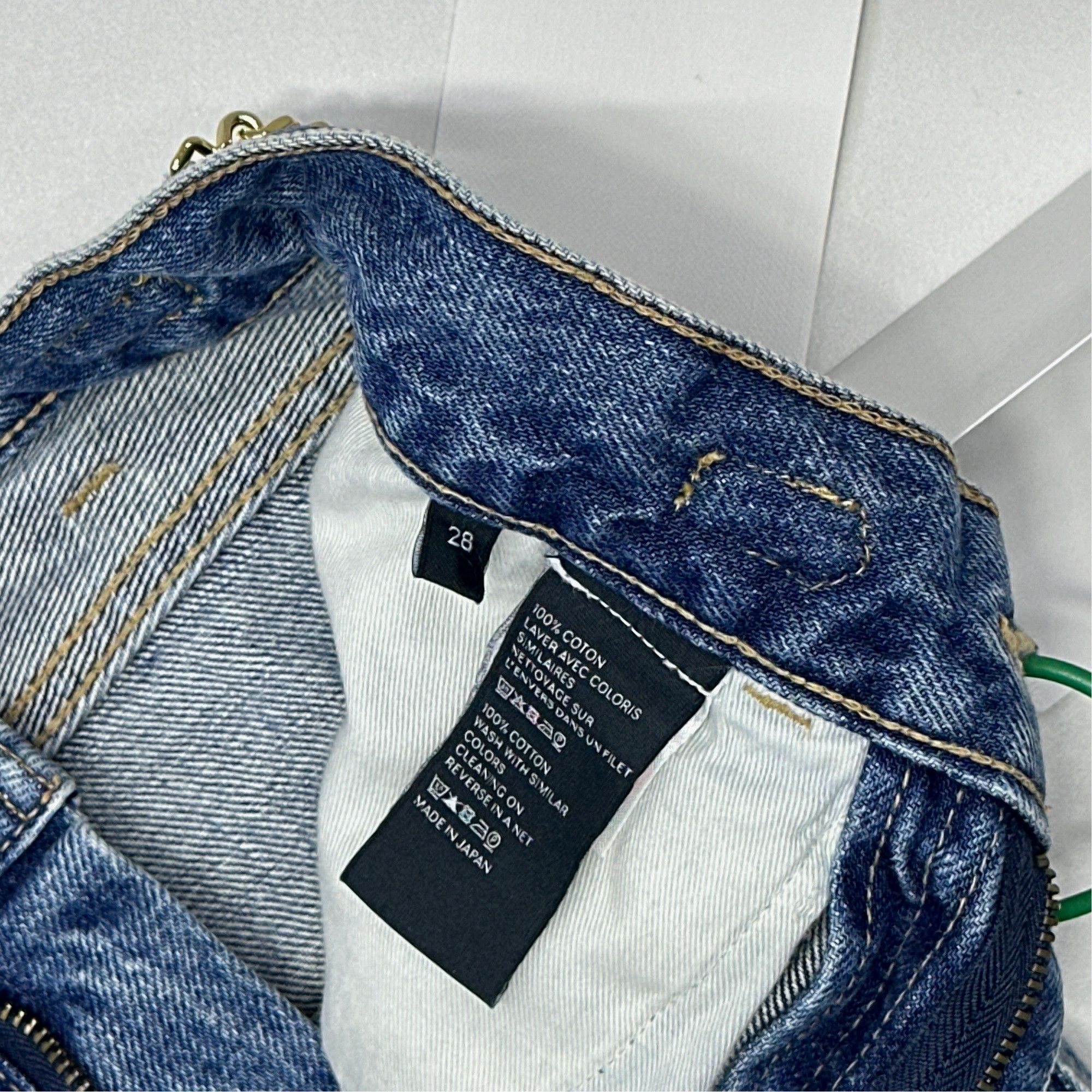 Celine Celine Gold Chain Detail Jeans Size 28 Size 28" / US 6 / IT 42 - 3 Thumbnail