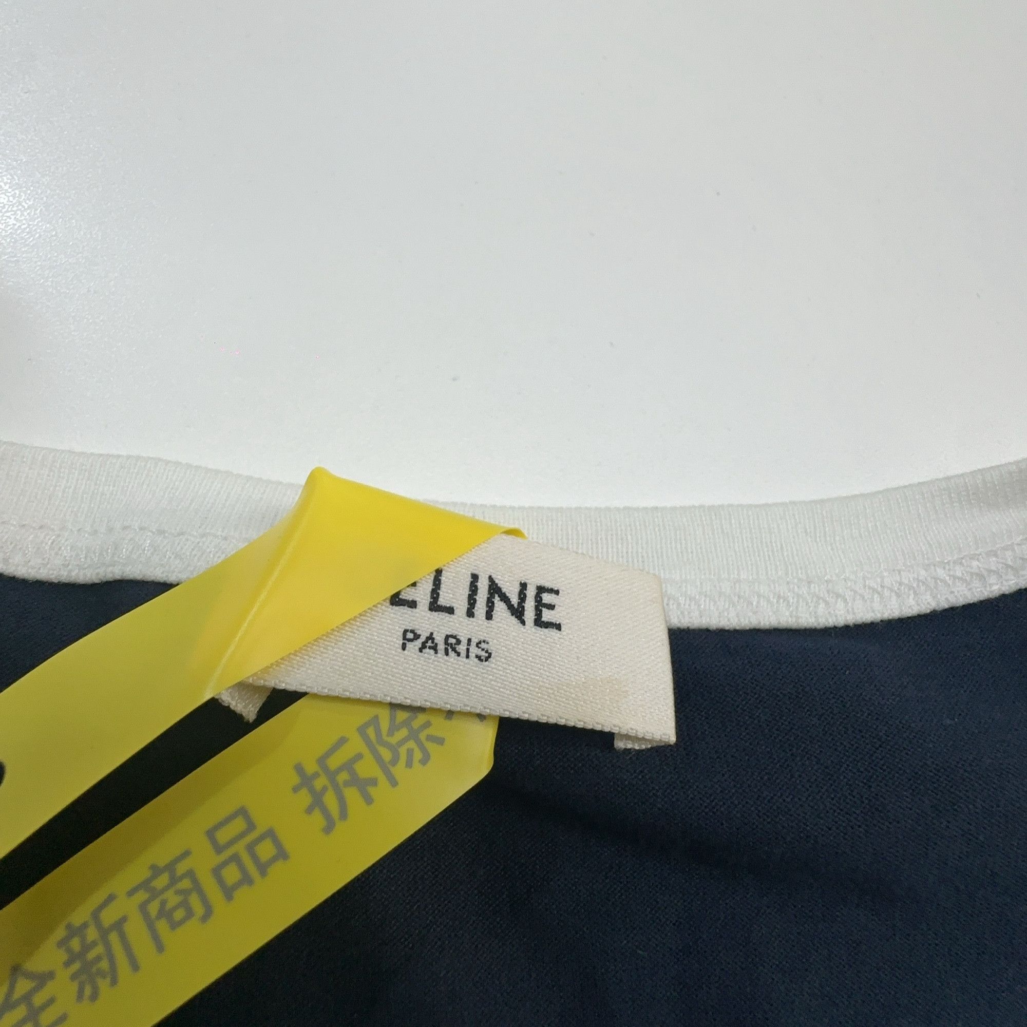 Celine Celine Paris Logo Ringer T-Shirt Size S Size S / US 4 / IT 40 - 5 Thumbnail