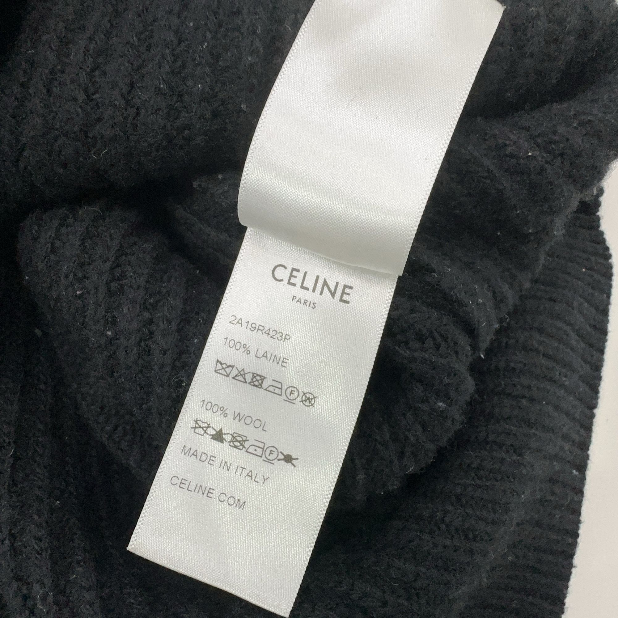 Celine CELINE Logo Wool Sweater Size M Size M / US 6-8 / IT 42-44 - 5 Thumbnail