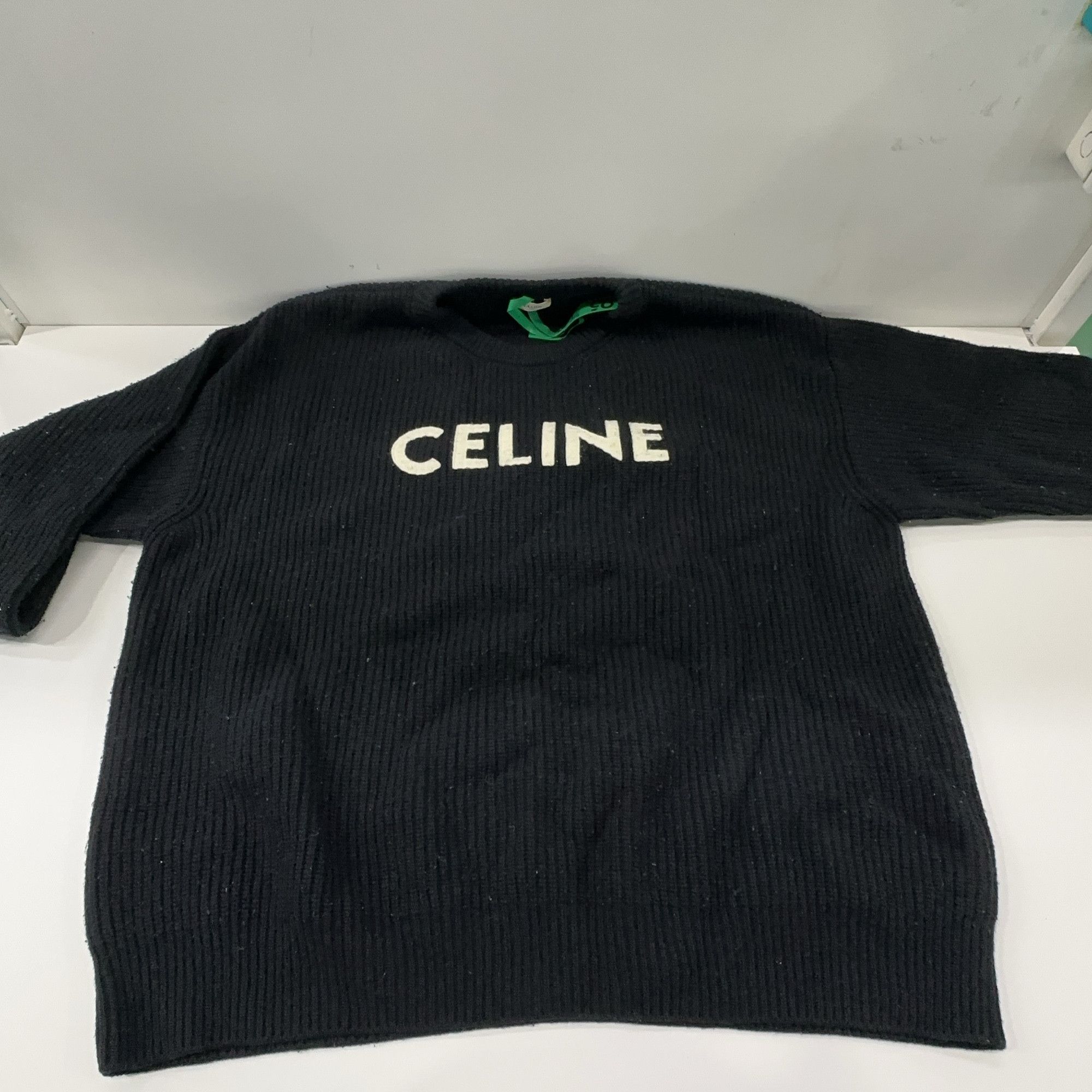 Celine CELINE Logo Wool Sweater Size M Size M / US 6-8 / IT 42-44 - 8 Thumbnail