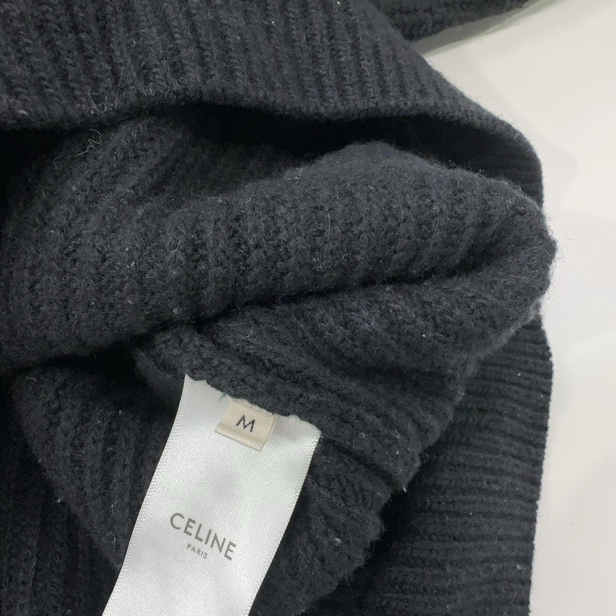 Celine CELINE Logo Wool Sweater Size M Size M / US 6-8 / IT 42-44 - 4 Thumbnail