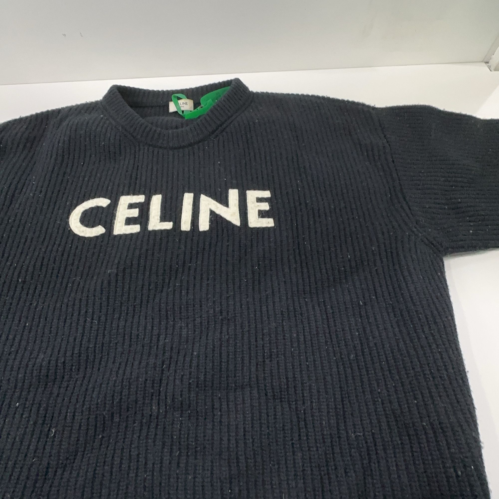 Celine CELINE Logo Wool Sweater Size M Size M / US 6-8 / IT 42-44 - 6 Thumbnail