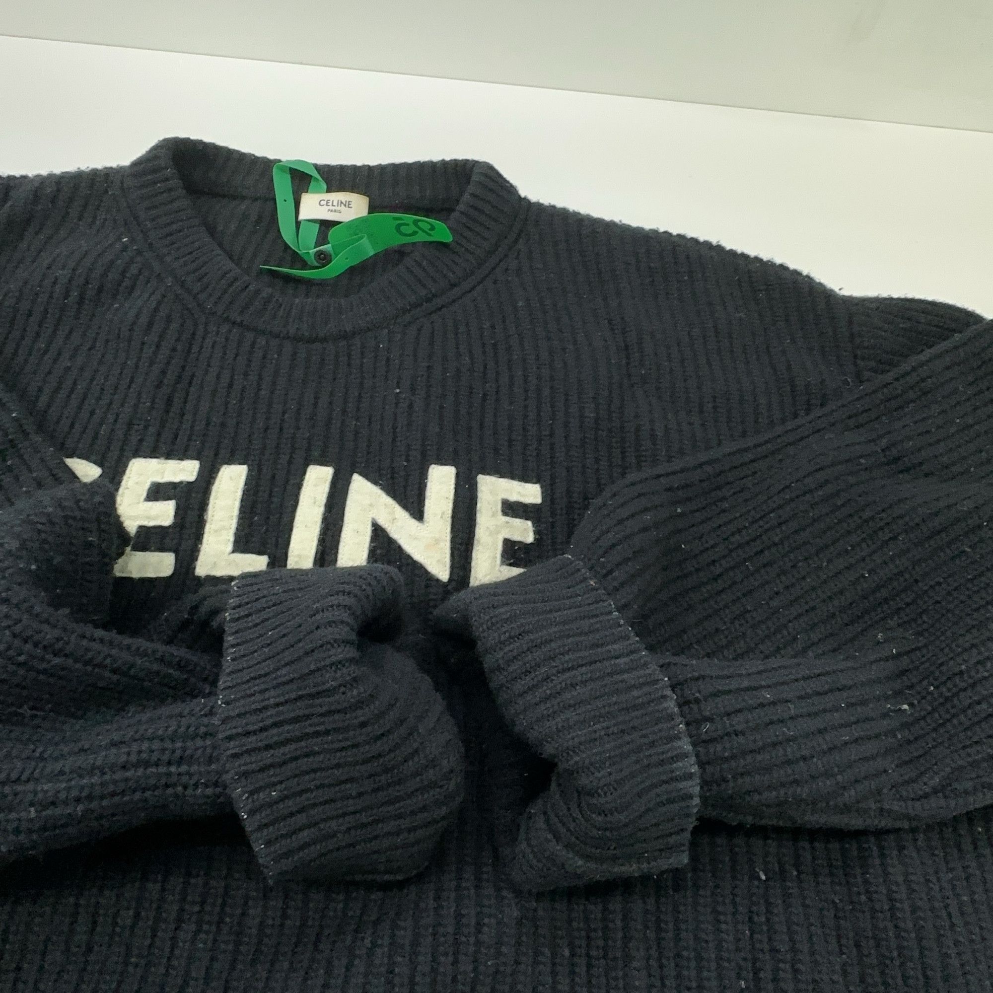 Celine CELINE Logo Wool Sweater Size M Size M / US 6-8 / IT 42-44 - 11 Thumbnail