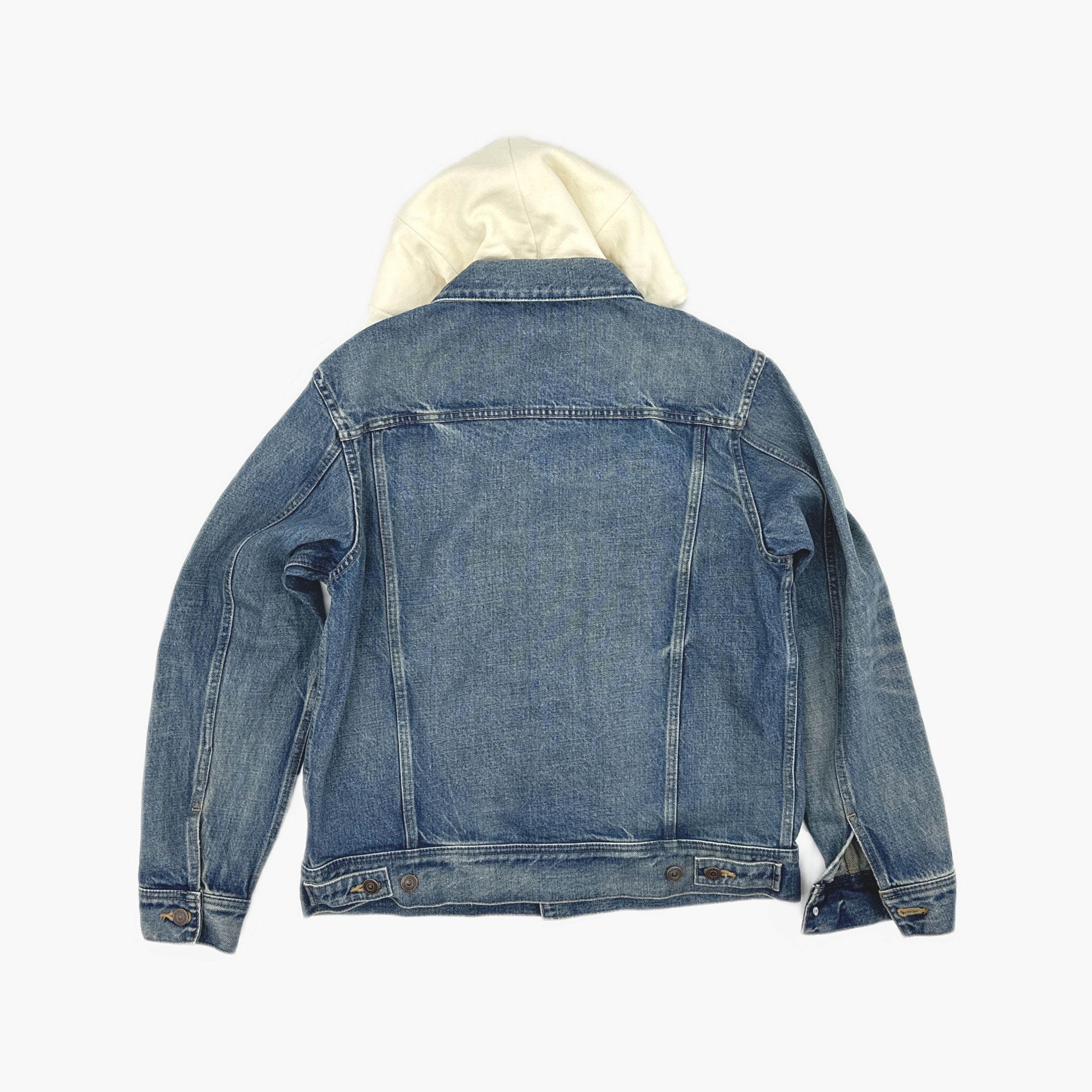 Celine Celine Logo Hood Denim Jacket Size M Size US M / EU 48-50 / 2 - 2 Thumbnail