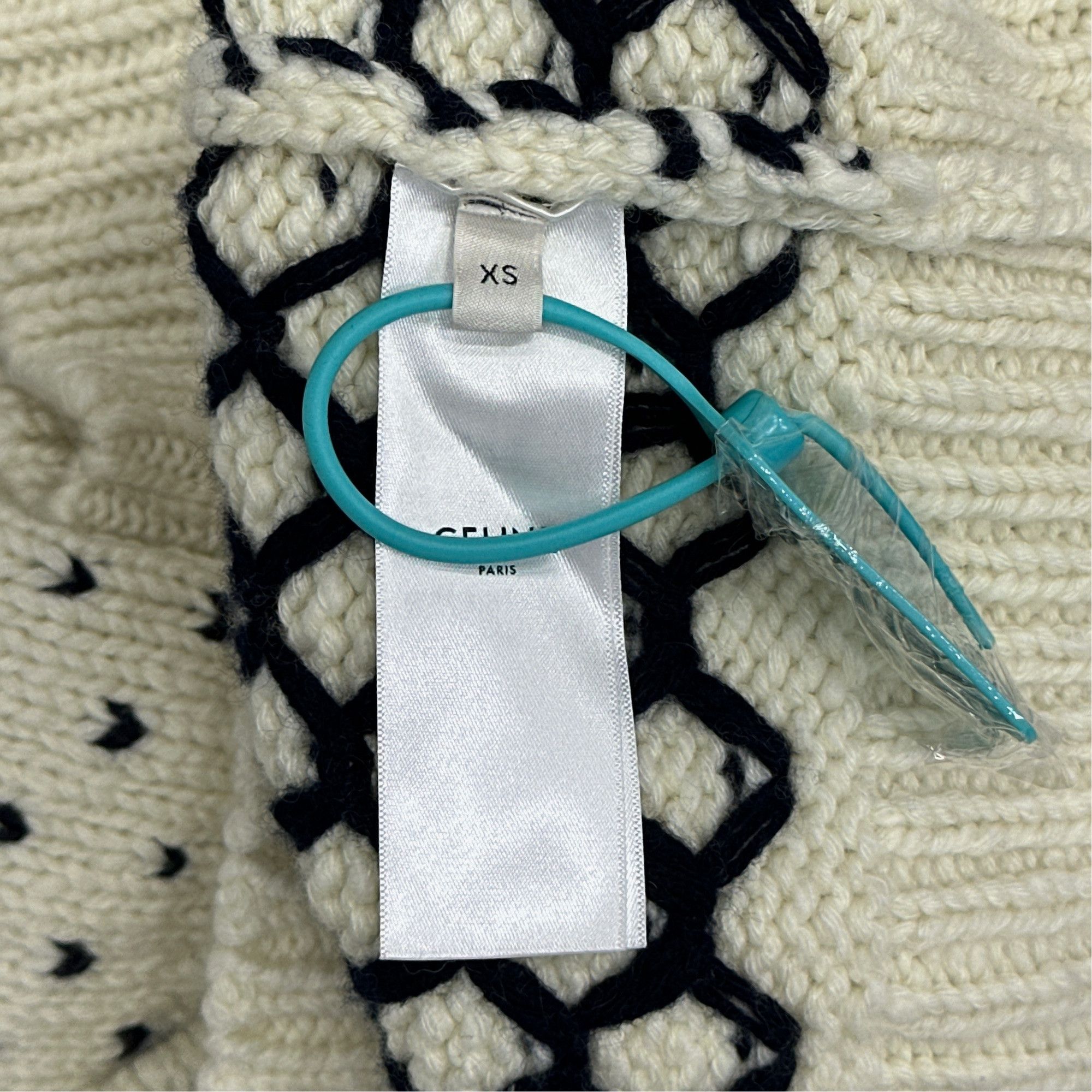 Celine Celine Jacquard Wool-Cashmere Sweater XS Size XS / US 0-2 / IT 36-38 - 2 Thumbnail