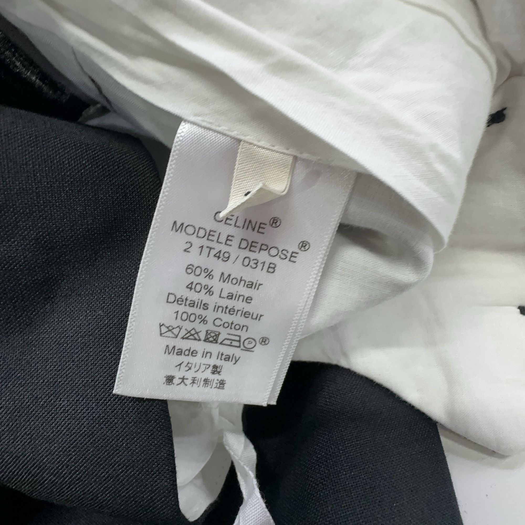 Celine Celine Mohair Blend Pants FR 34 Size 25" / US 0 / IT 36 - 5 Thumbnail