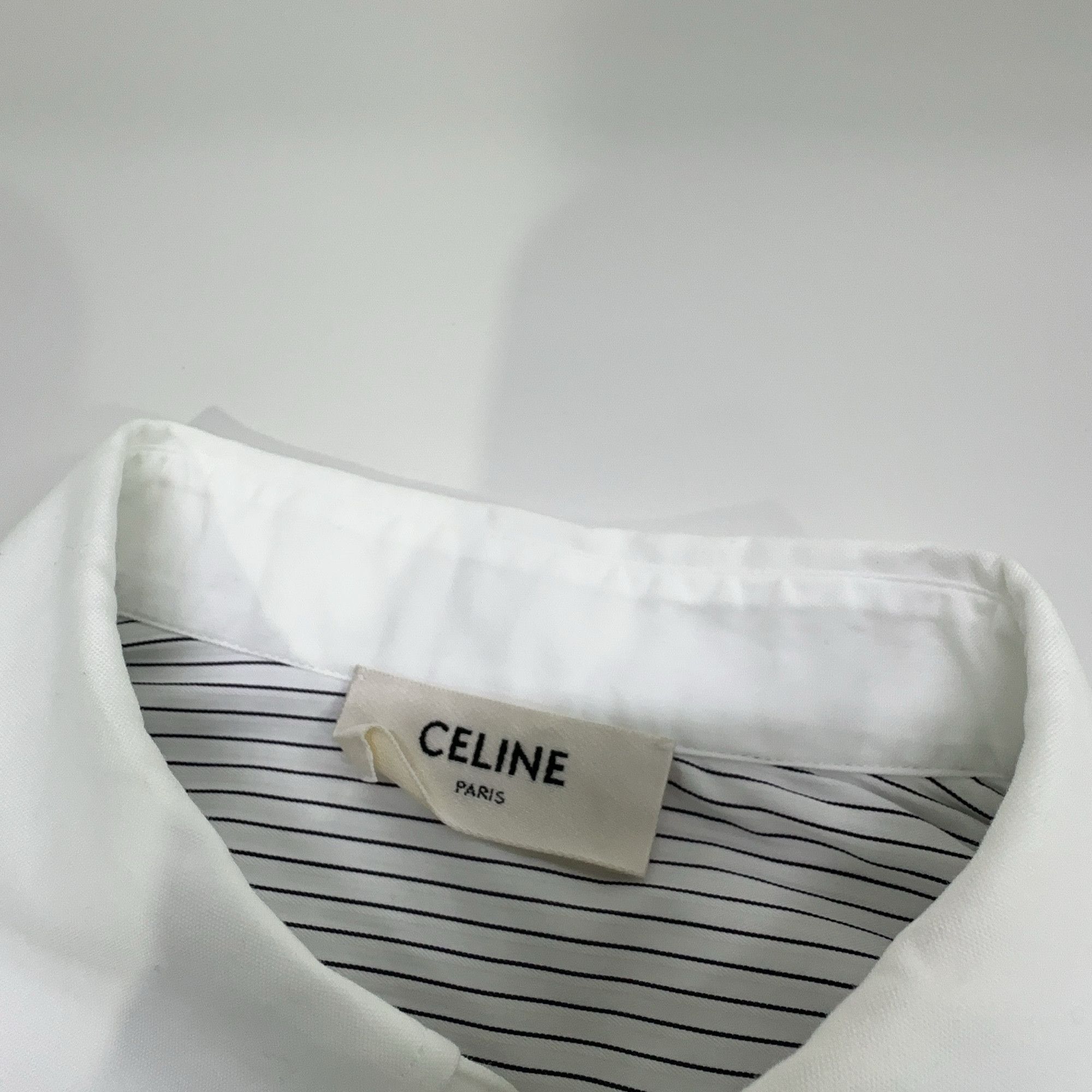 Celine CELINE Striped Poplin Button Up Shirt Size 36 Size XS / US 0-2 / IT 36-38 - 5 Thumbnail