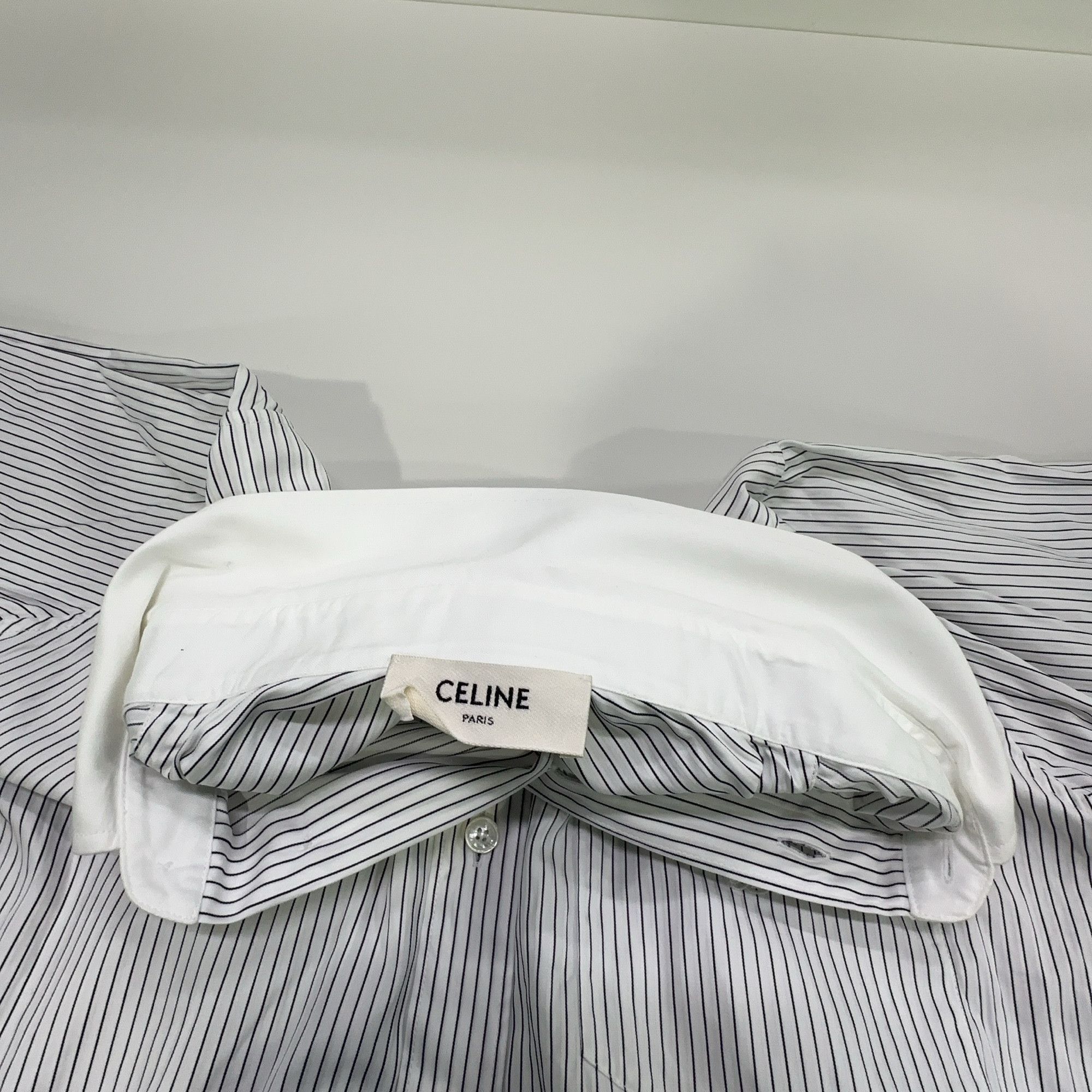 Celine CELINE Striped Poplin Button Up Shirt Size 36 Size XS / US 0-2 / IT 36-38 - 6 Thumbnail
