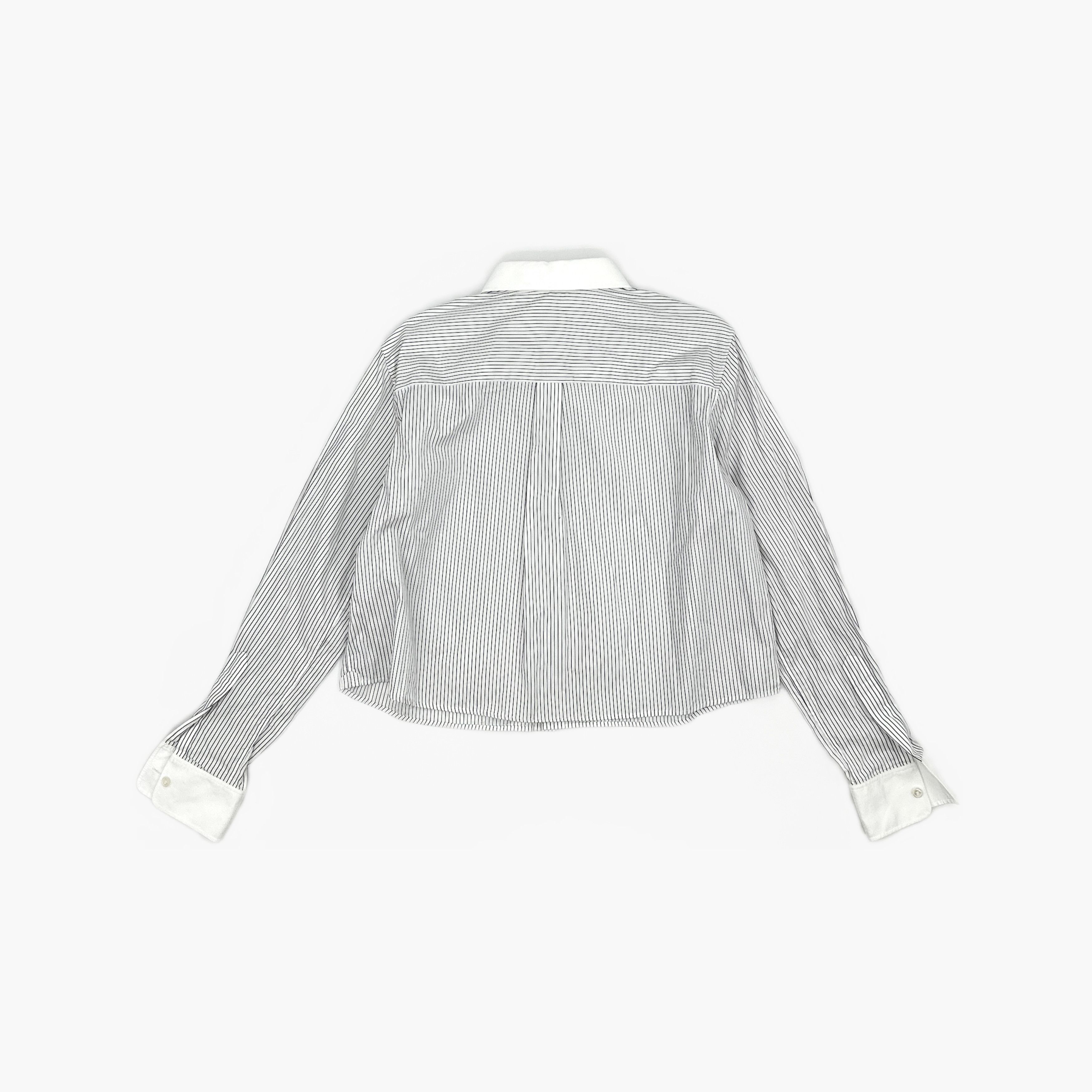 Celine CELINE Striped Poplin Button Up Shirt Size 36 Size XS / US 0-2 / IT 36-38 - 2 Thumbnail