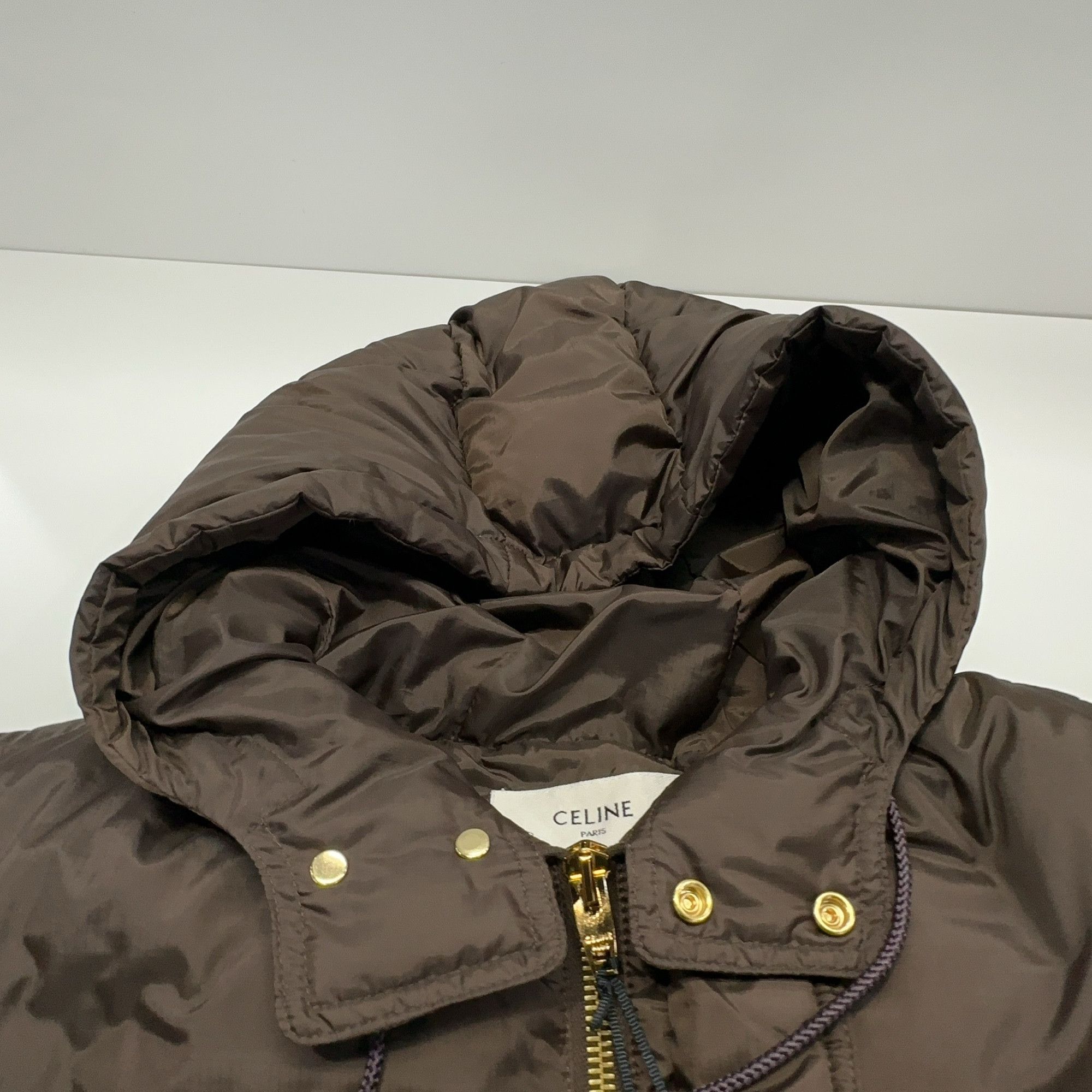 Celine CELINE Triomphe Hooded Puffer Jacket Size 38 Size S / US 4 / IT 40 - 8 Thumbnail