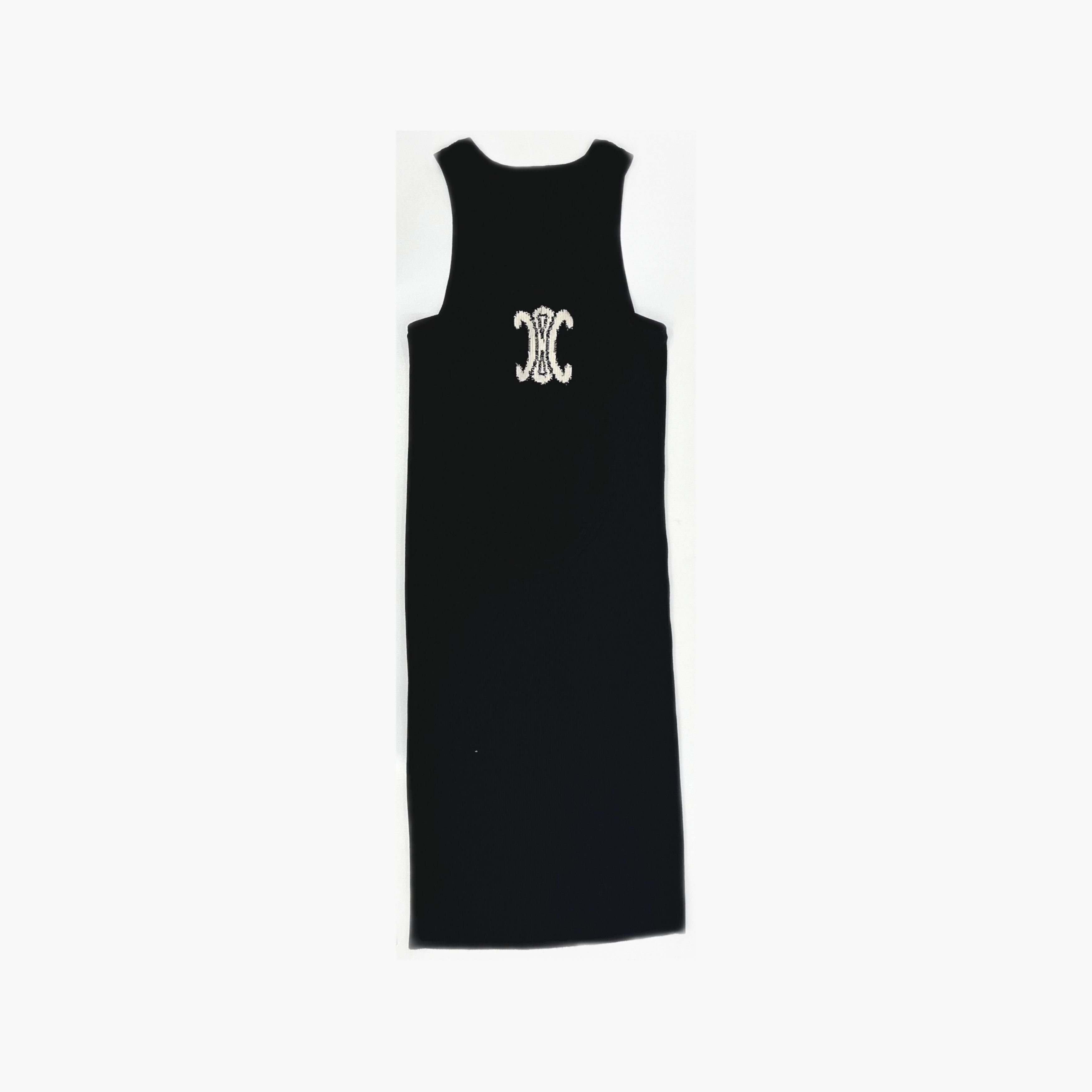 Celine CELINE Triomphe Logo Sleeveless Dress Size M Size M / US 6-8 / IT 42-44 - 2 Thumbnail
