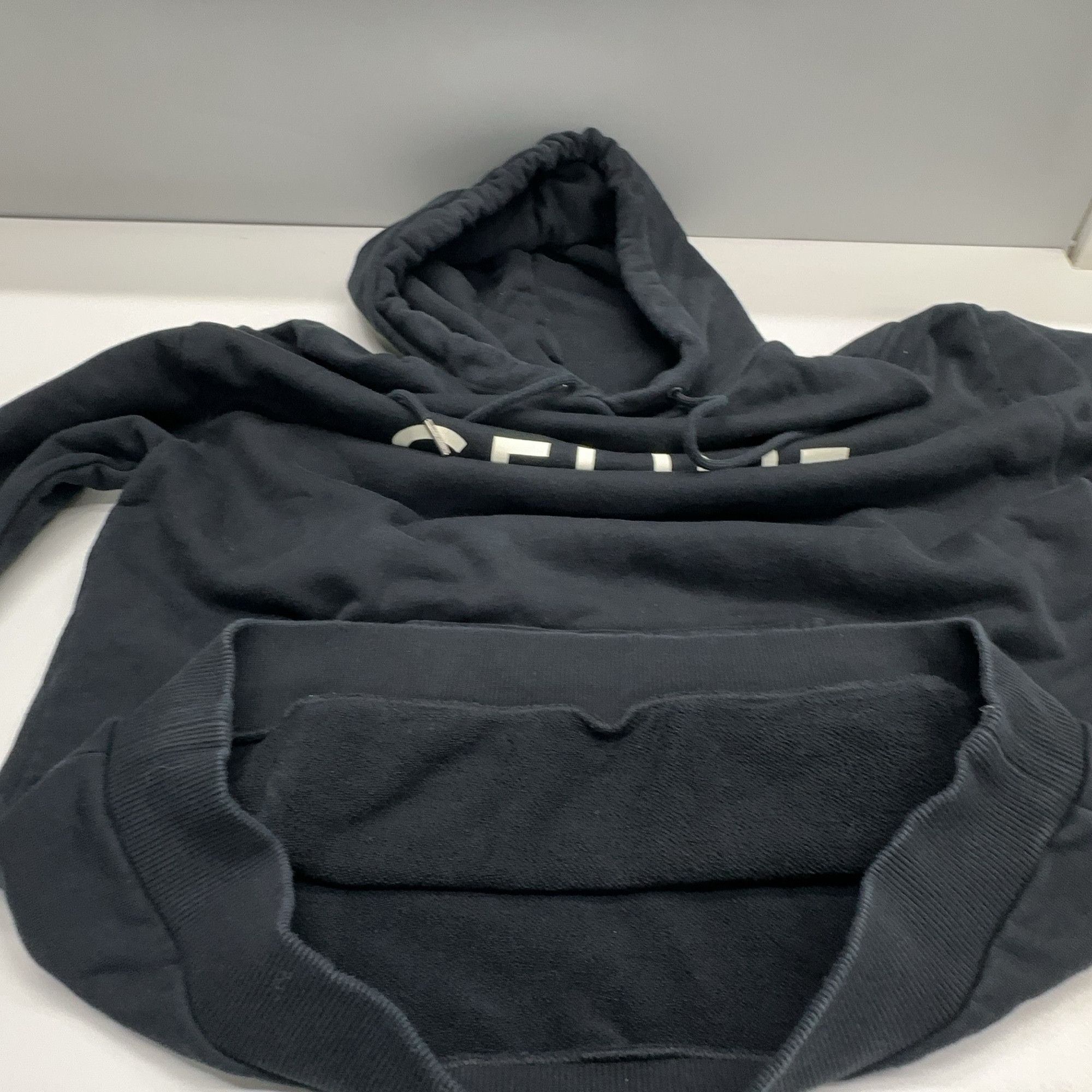 Celine Celine Logo Hoodie Black Size L Size US L / EU 52-54 / 3 - 7 Thumbnail