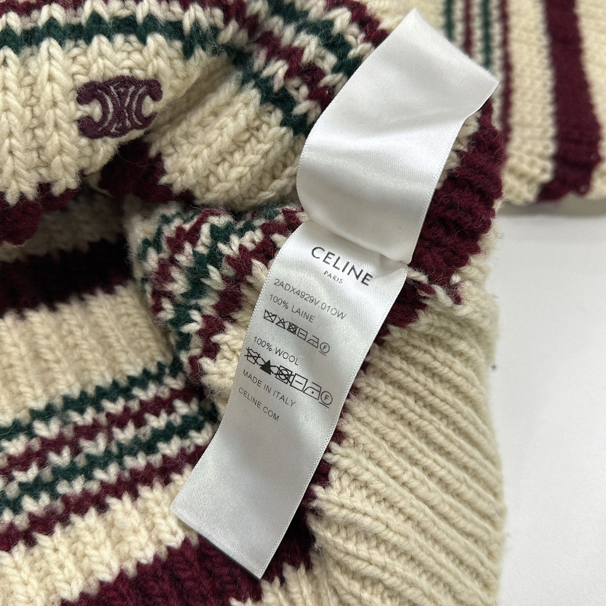 Celine Celine Striped Sweater Size S Size S / US 4 / IT 40 - 4 Thumbnail