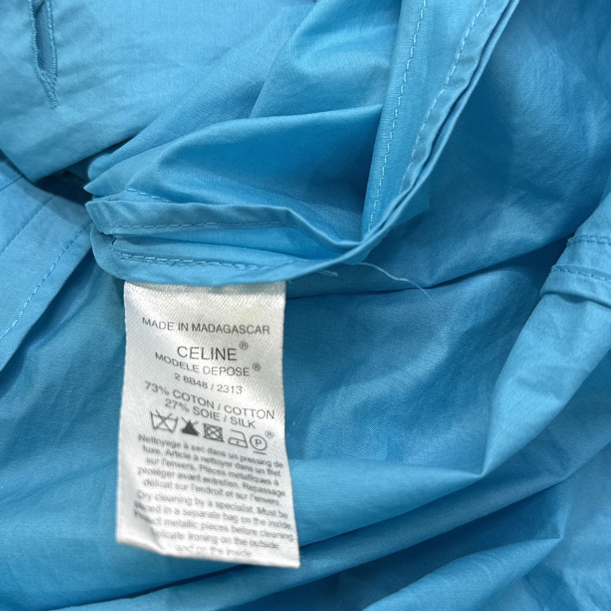 Celine Celine Double Breasted Coat Blue Size 38 Size S / US 4 / IT 40 - 3 Thumbnail