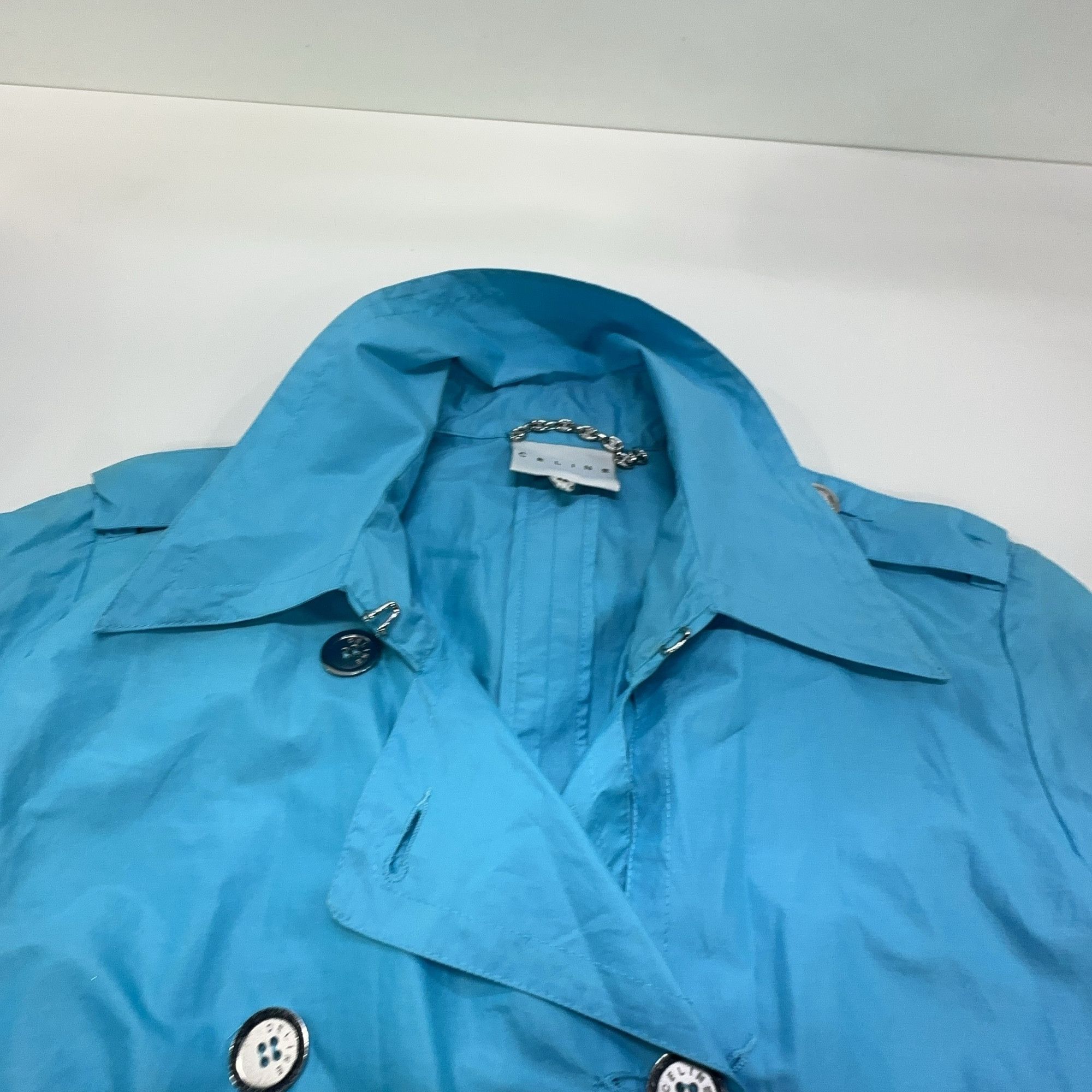 Celine Celine Double Breasted Coat Blue Size 38 Size S / US 4 / IT 40 - 5 Thumbnail