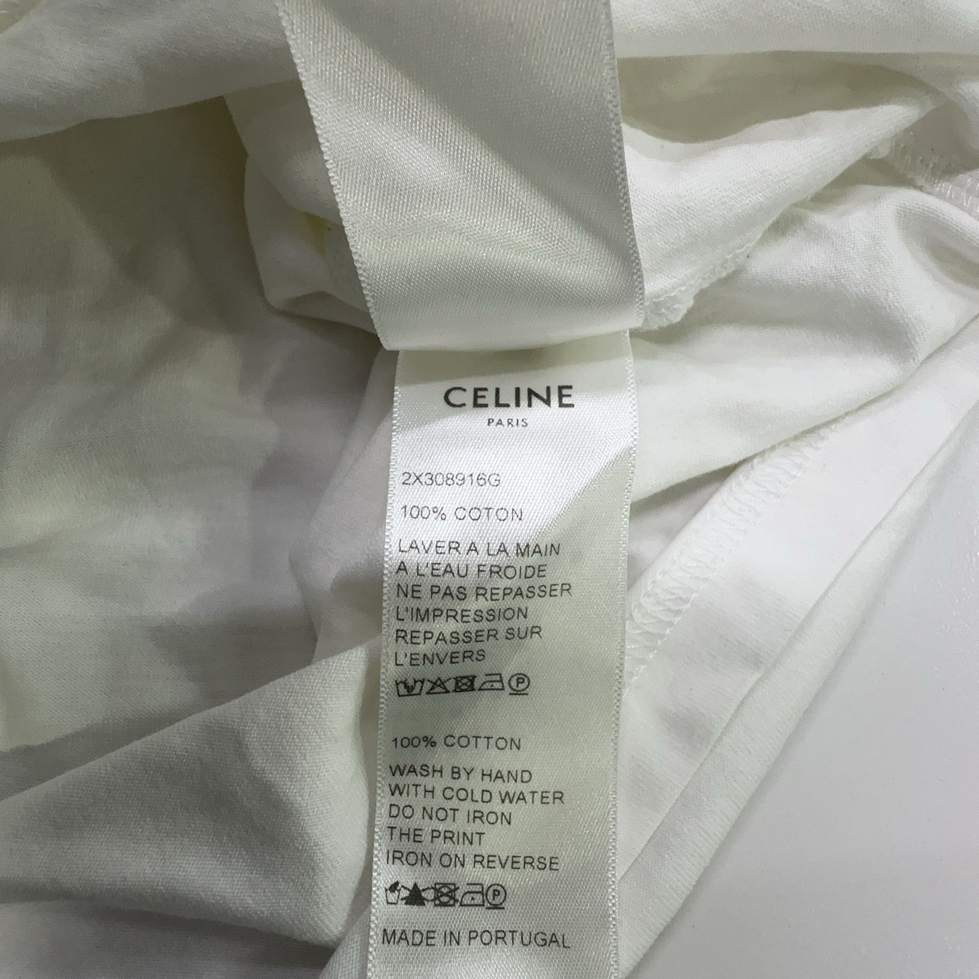 Celine CELINE Logo T-Shirt Size M Size US M / EU 48-50 / 2 - 4 Thumbnail