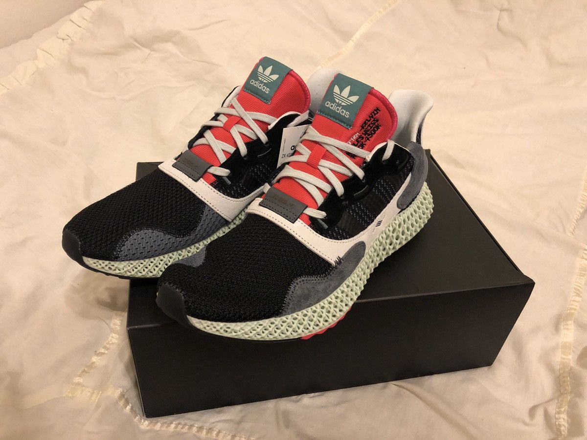 HOT 4d Black Onix Zx4000 Adidas ZX 4000 4D Black Onix Size