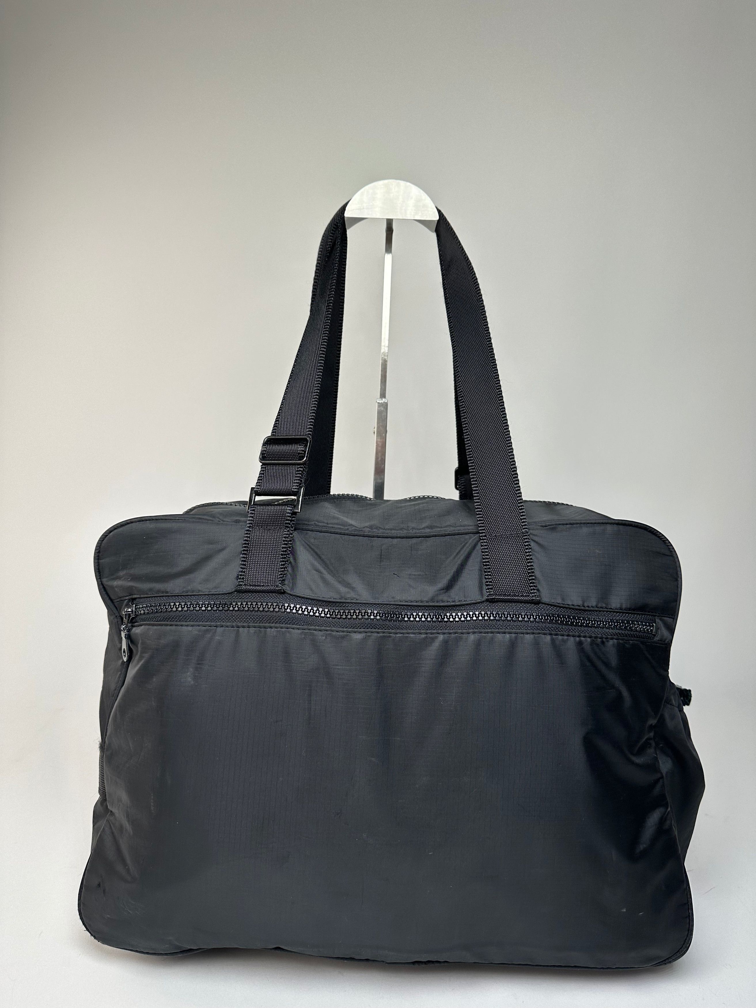 Courreges Vintage Ripstop Nylon Weekender Duffle Bag Black Size ONE SIZE - 14 Thumbnail
