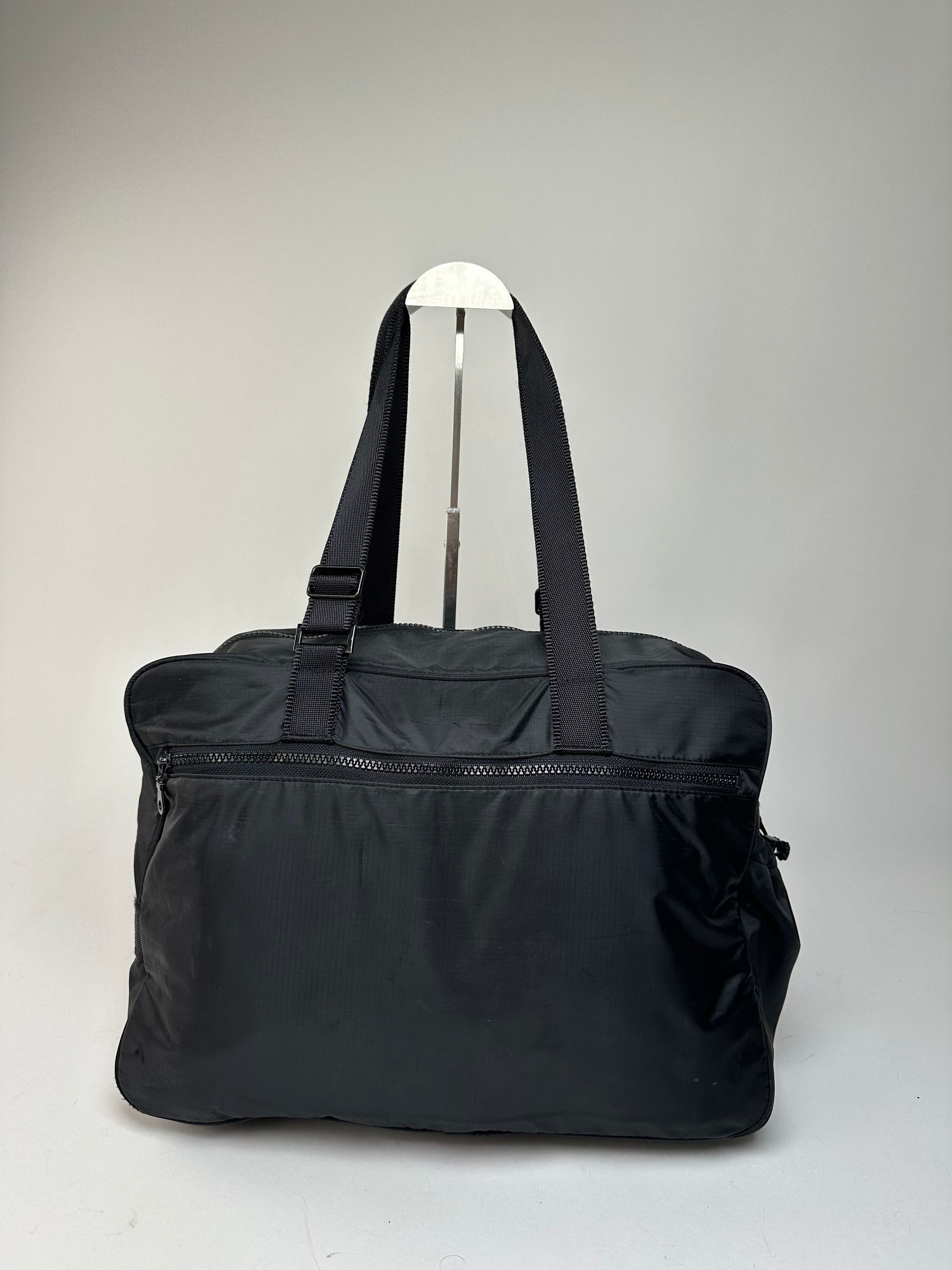 Courreges Vintage Ripstop Nylon Weekender Duffle Bag Black Size ONE SIZE - 2 Thumbnail