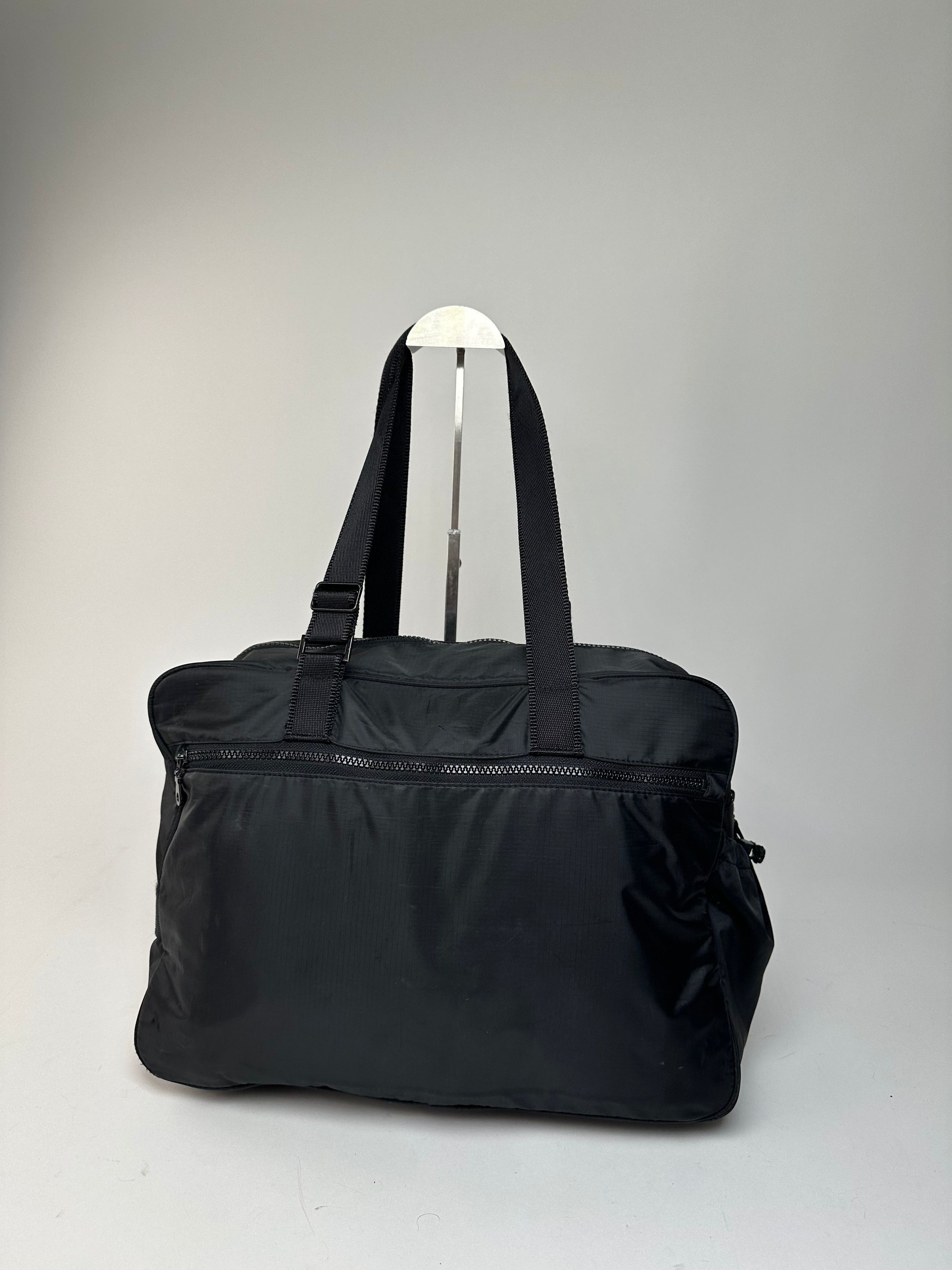 Courreges Vintage Ripstop Nylon Weekender Duffle Bag Black Size ONE SIZE - 9 Thumbnail