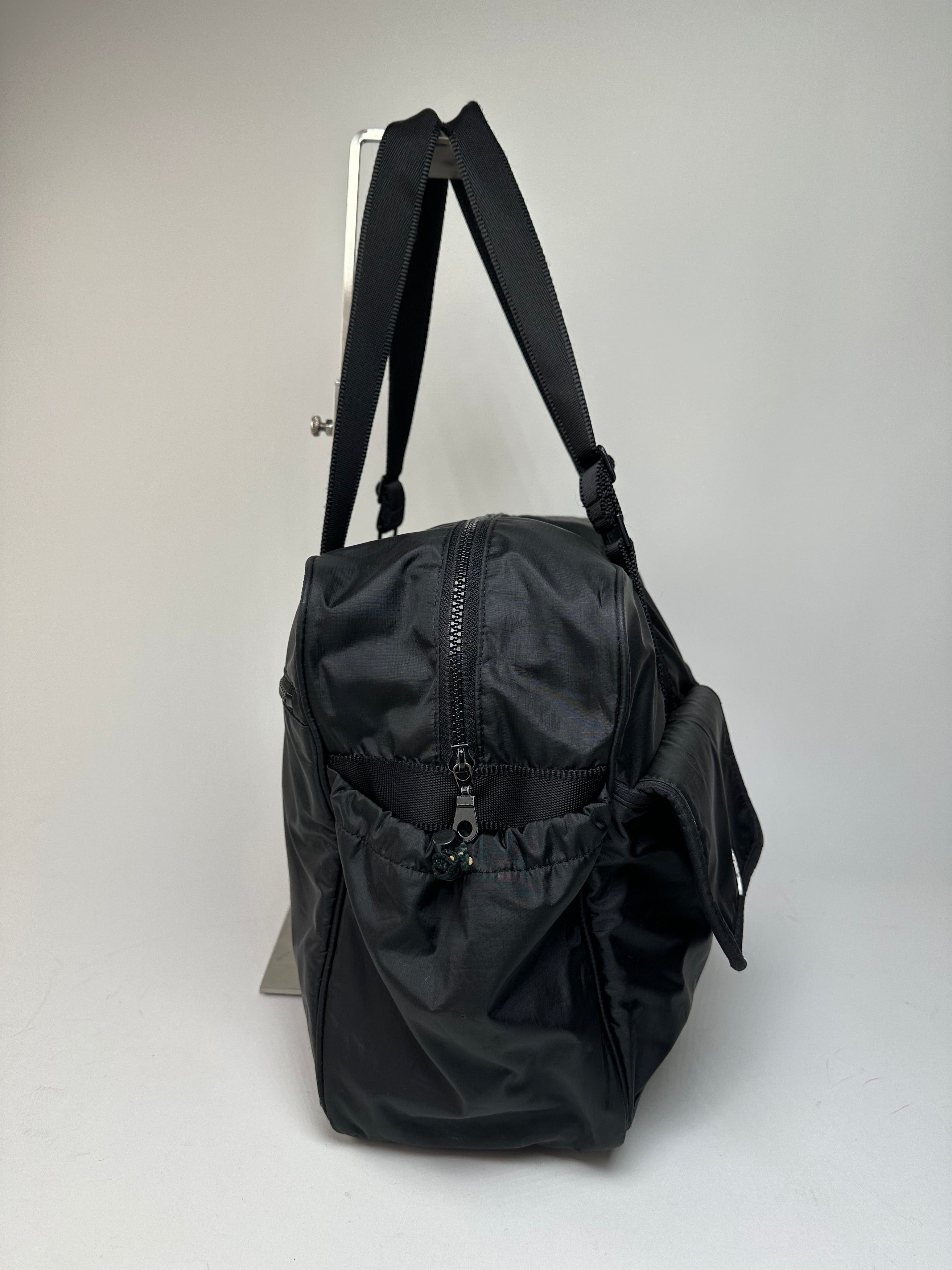 Courreges Vintage Ripstop Nylon Weekender Duffle Bag Black Size ONE SIZE - 5 Thumbnail