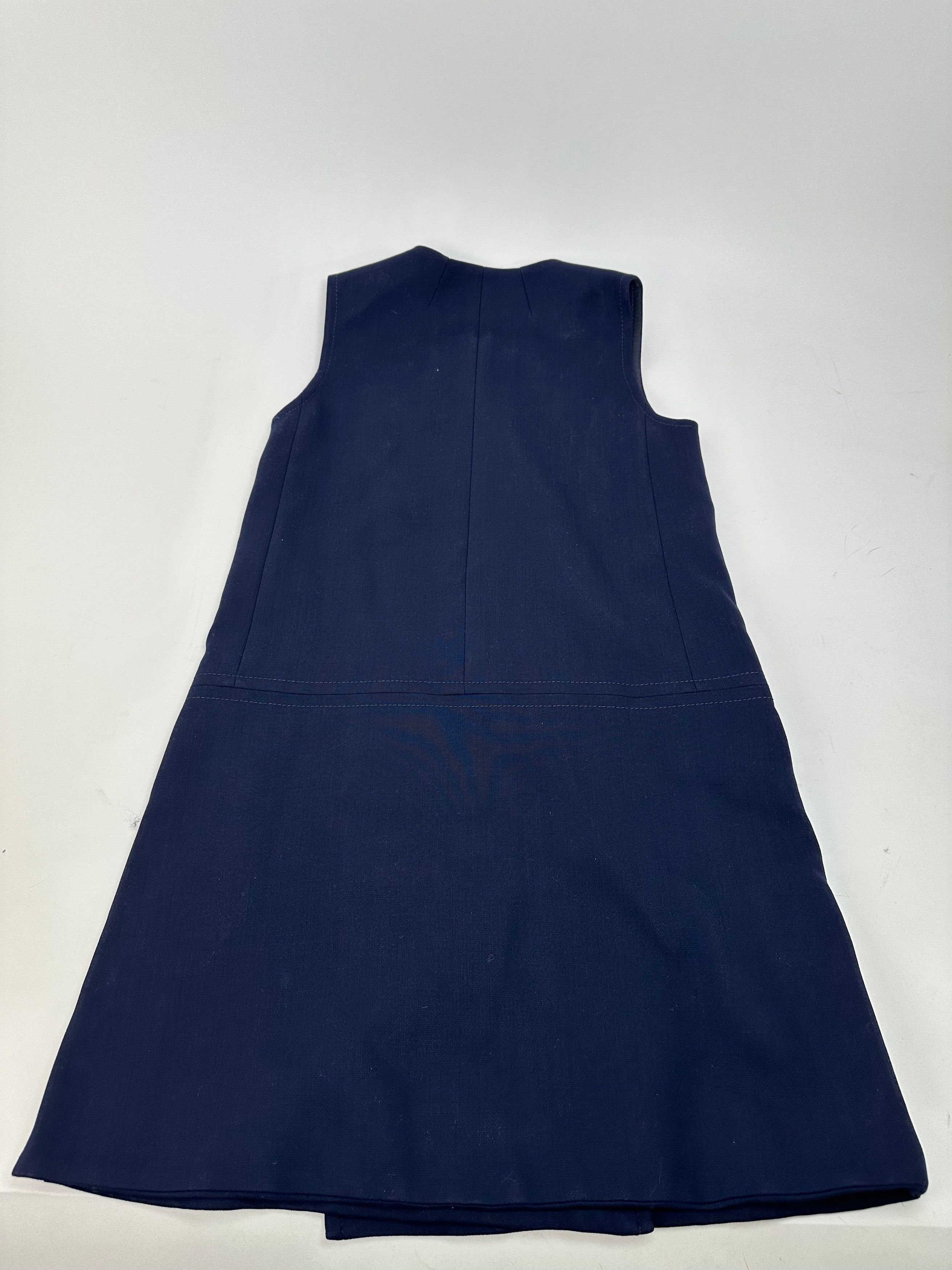 Stella McCartney Vintage Sleeveless Shift Dress Navy Size S / US 4 / IT 40 - 10 Thumbnail