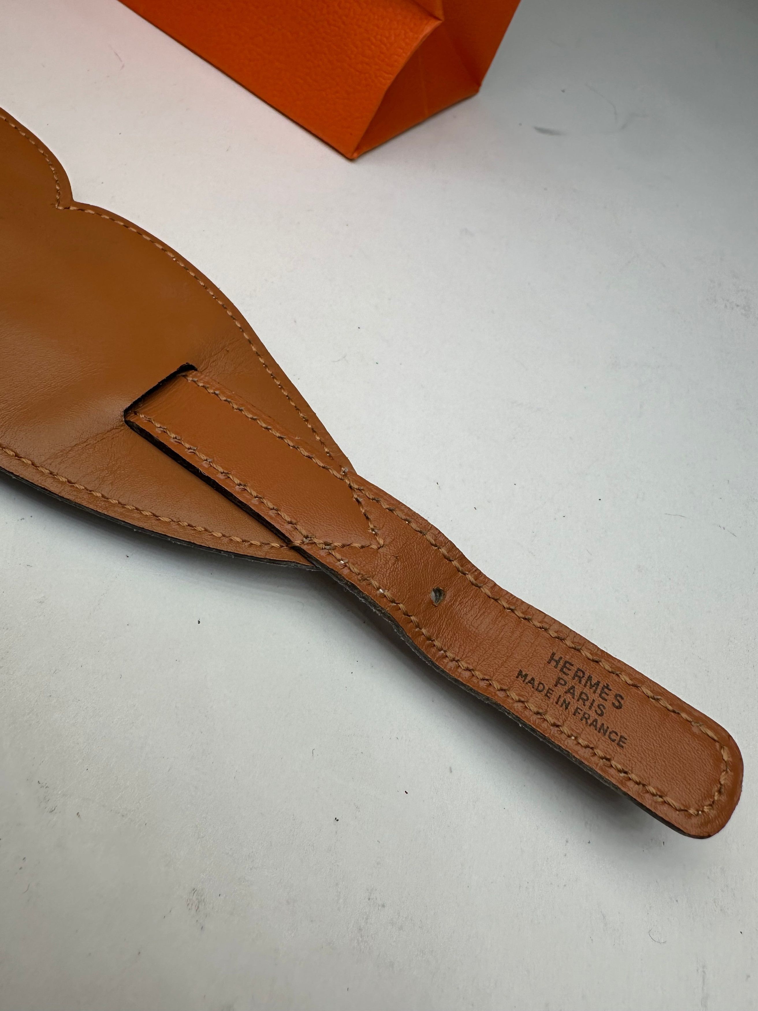 Other Vintage Hermès Paris Leather Studded Cuff Accessory Black Go Size ONE SIZE - 3 Thumbnail