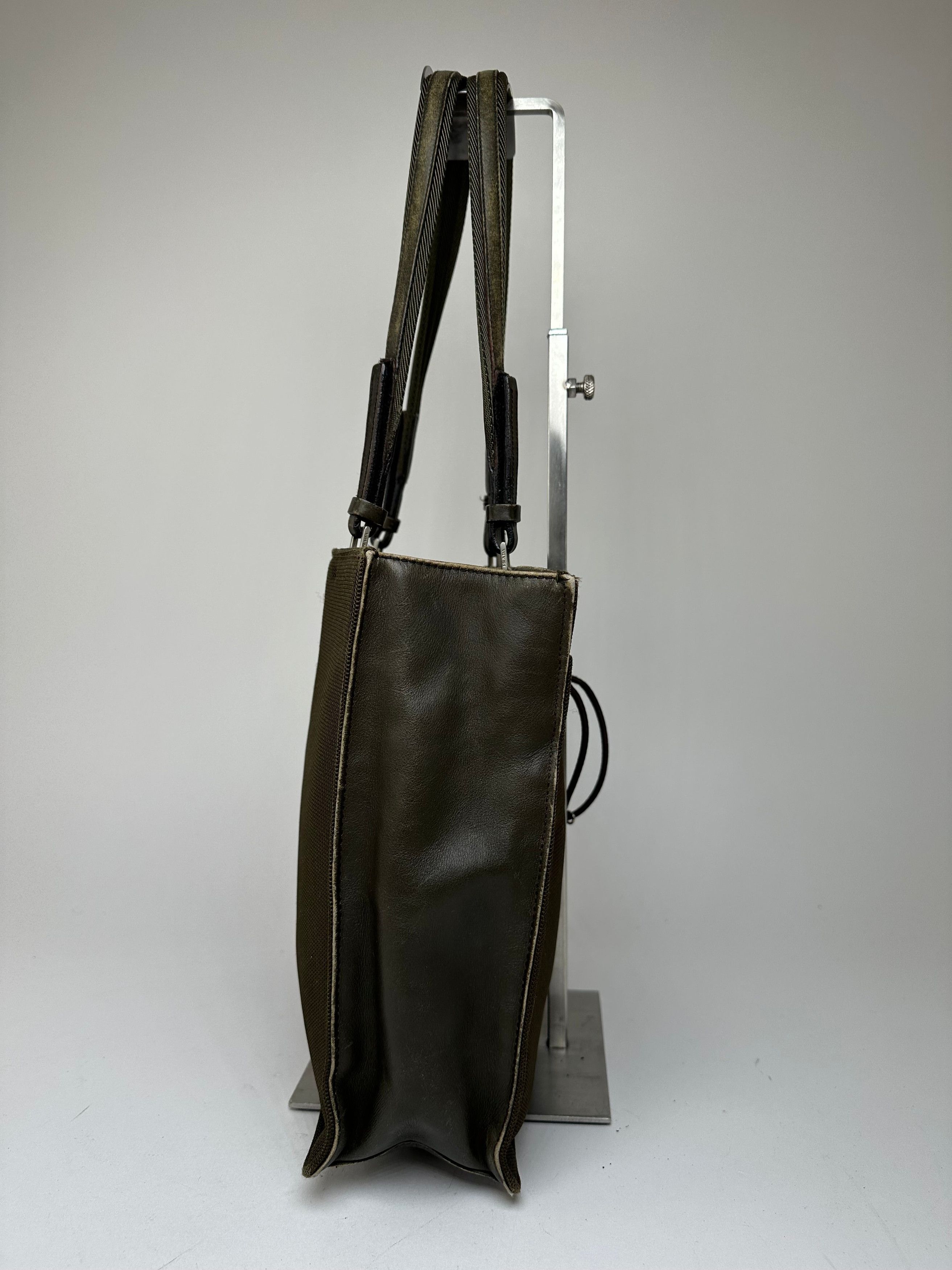 Prada Vintage Sport Tessuto Nylon Shoulder Bag Olive Brown Size ONE SIZE - 7 Thumbnail