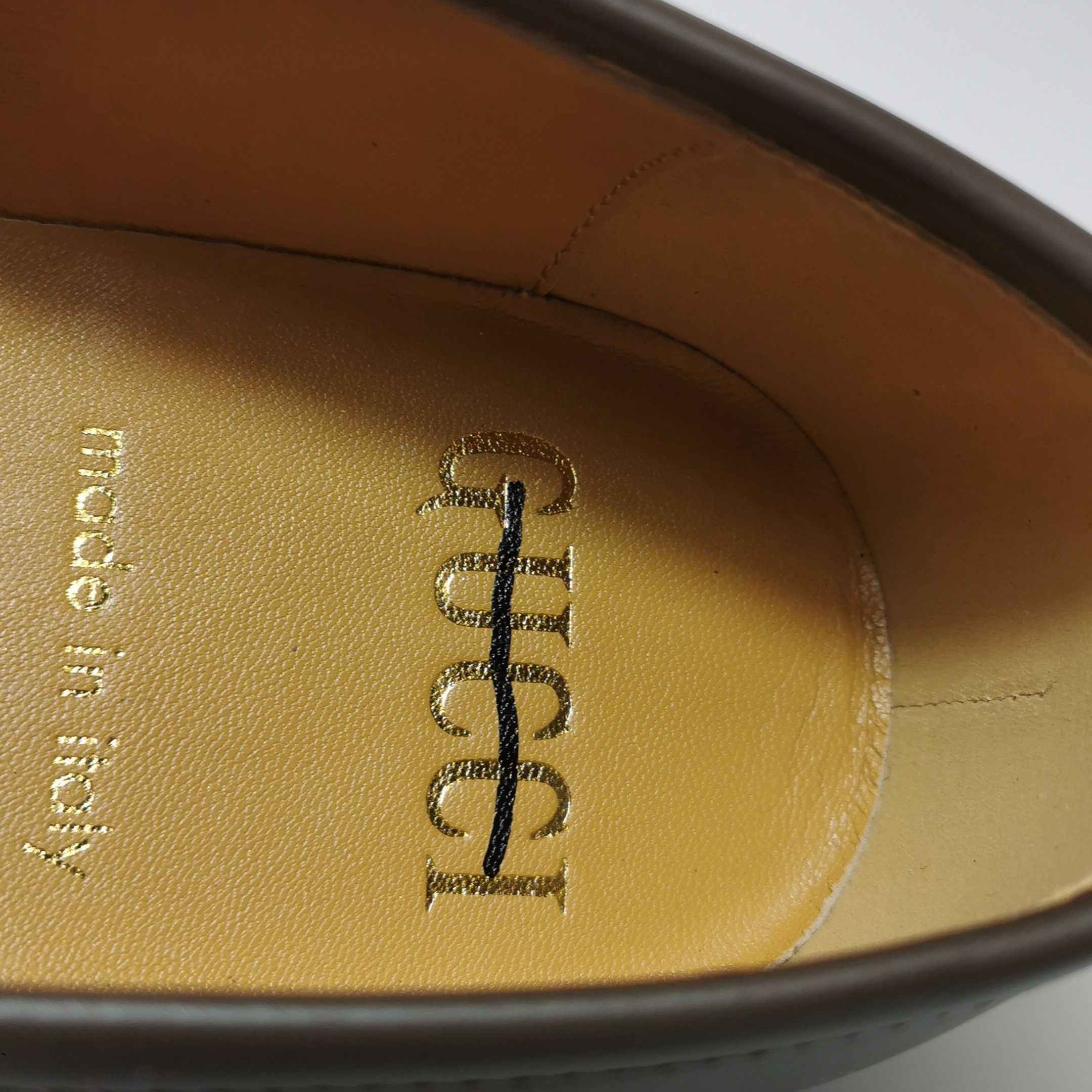 Gucci Gucci Men 7 Leather Size US 7 / EU 40 - 10 Thumbnail