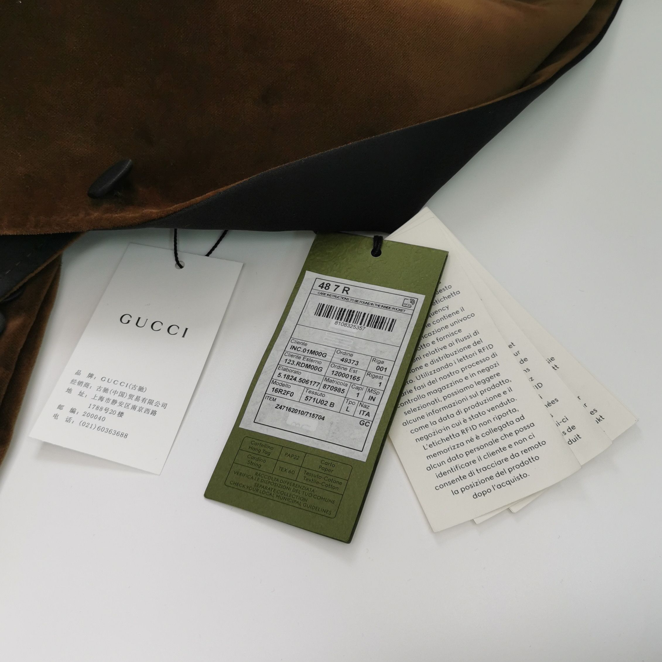 Gucci Gucci Men m Light Jackets Size US M / EU 48-50 / 2 - 3 Thumbnail