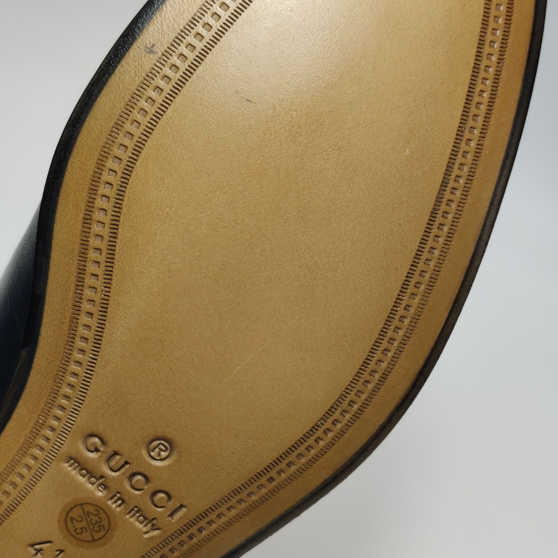 Gucci Gucci Men 5.5 Leather Size US 5.5 / EU 38 - 10 Thumbnail