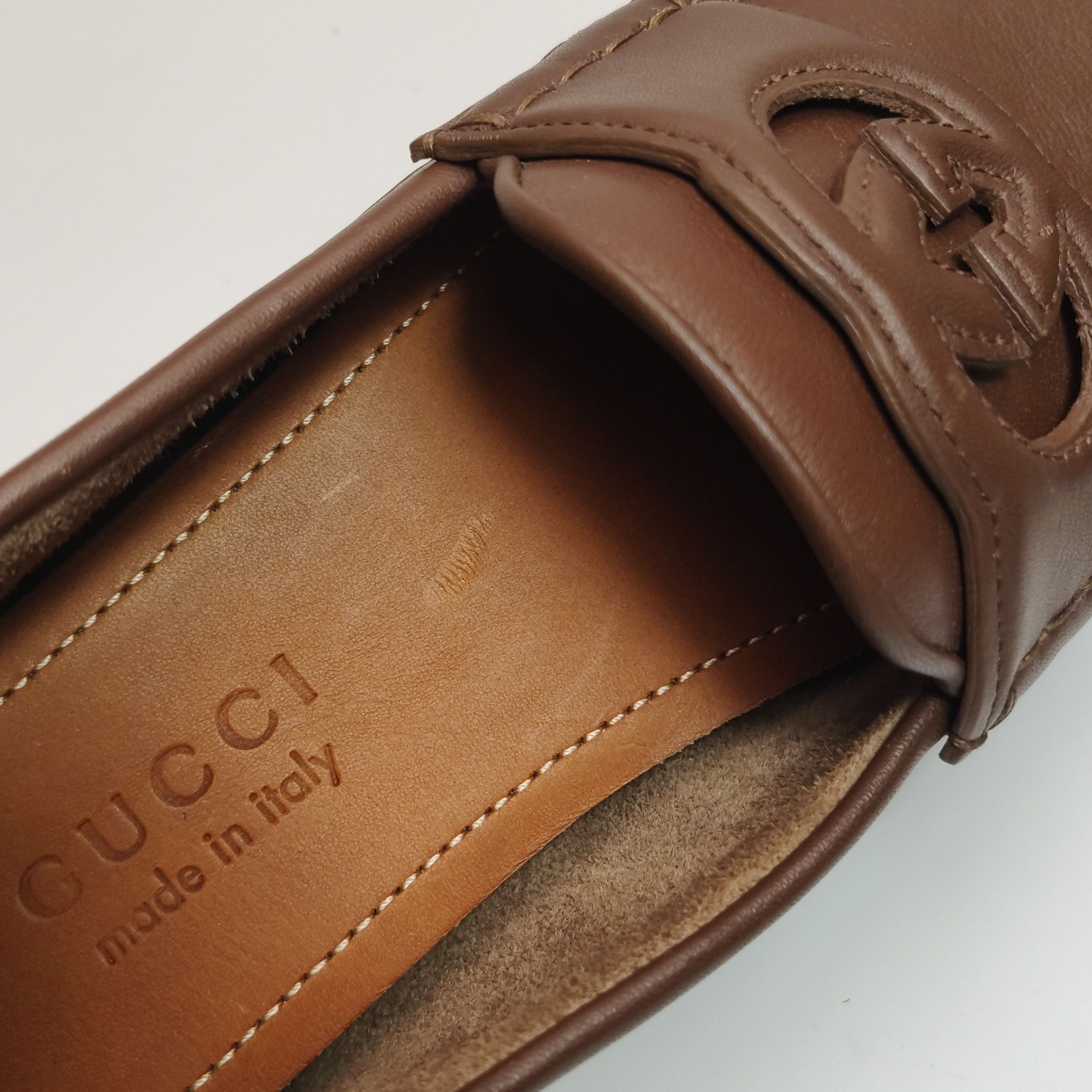 Gucci Gucci Men 6.5 Leather Size US 6.5 / EU 39-40 - 8 Thumbnail