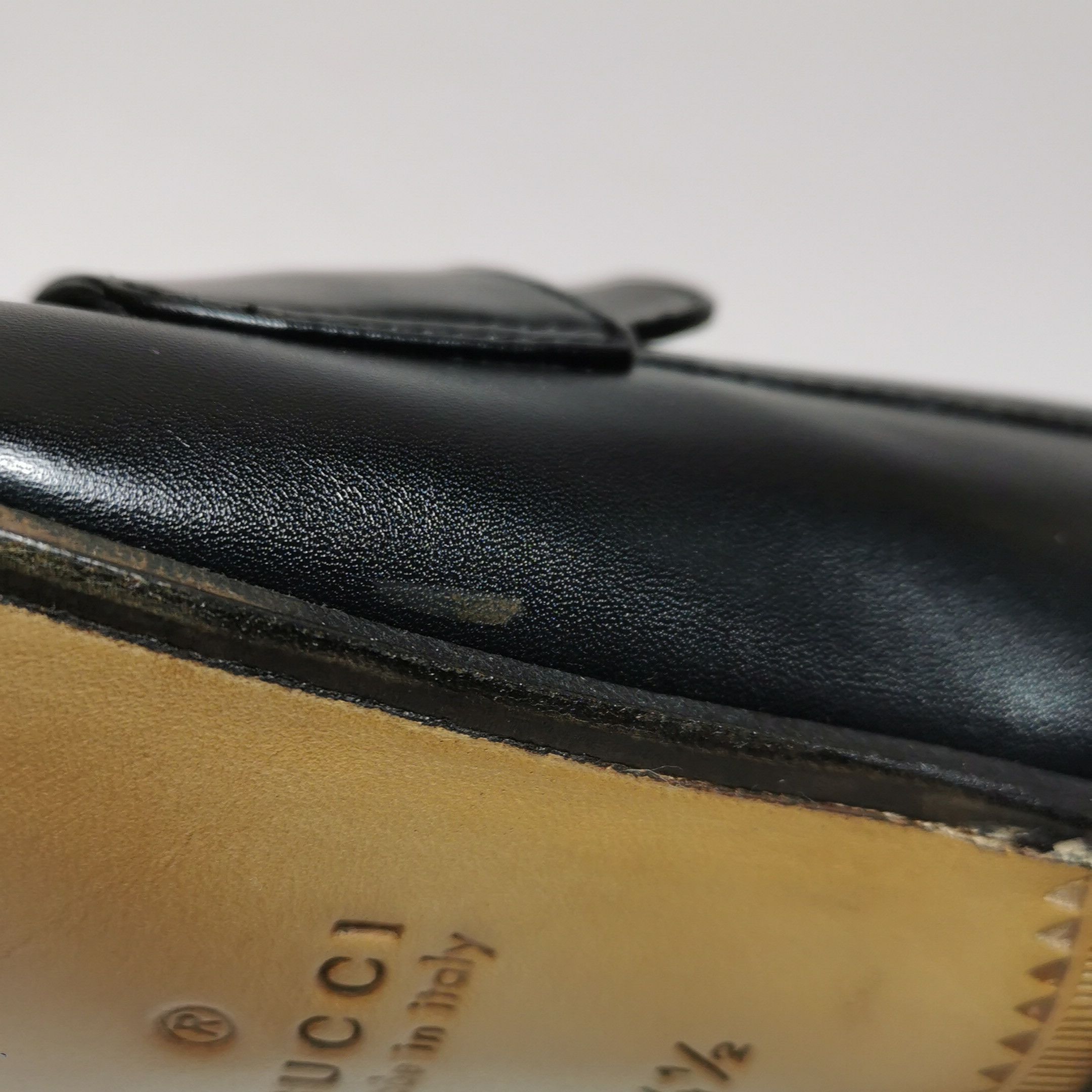 Gucci Gucci Men 5.5 Leather Size US 5.5 / EU 38 - 8 Thumbnail
