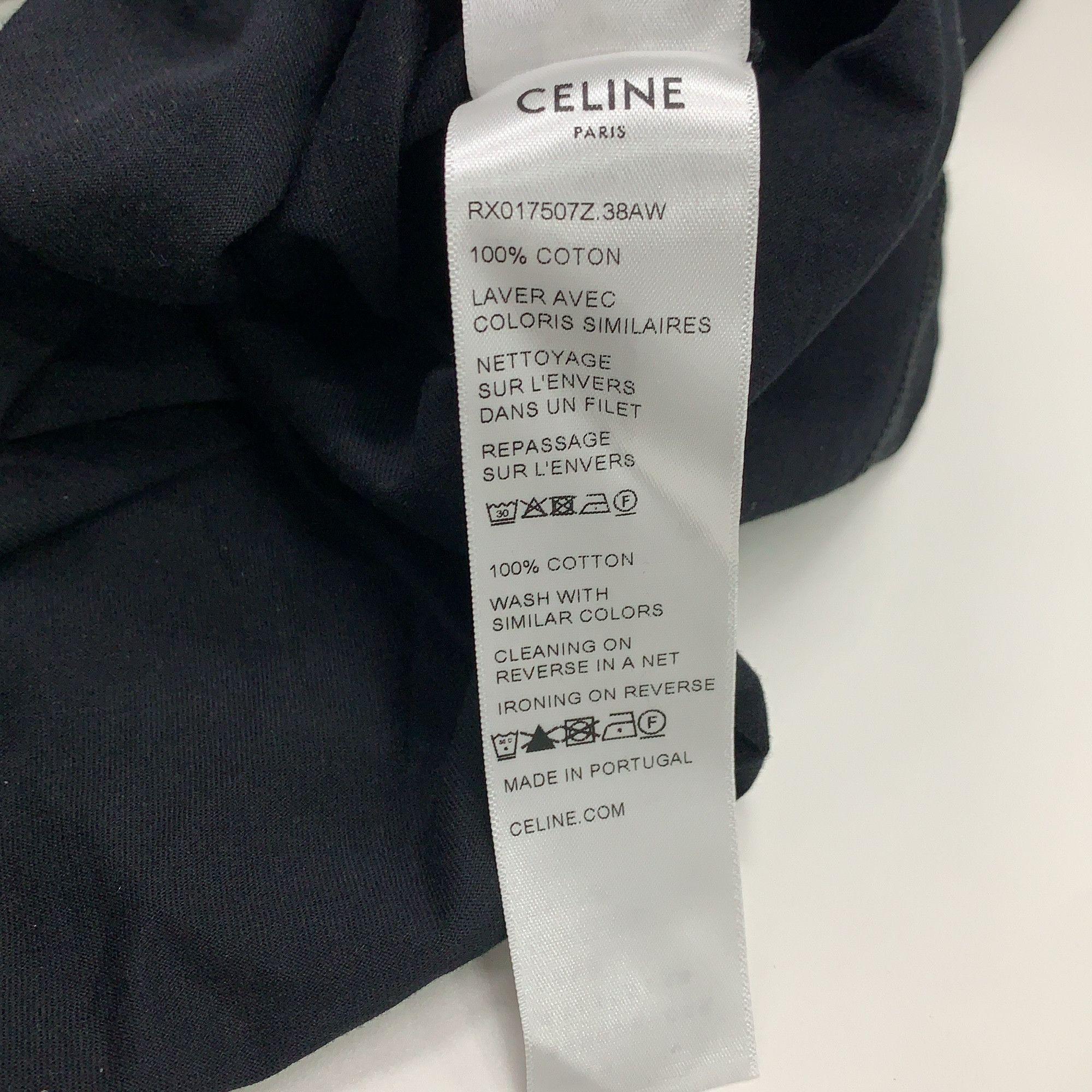 Celine Celine Embroidered Logo Long Sleeve T-Shirt Size S Size US S / EU 44-46 / 1 - 2 Thumbnail