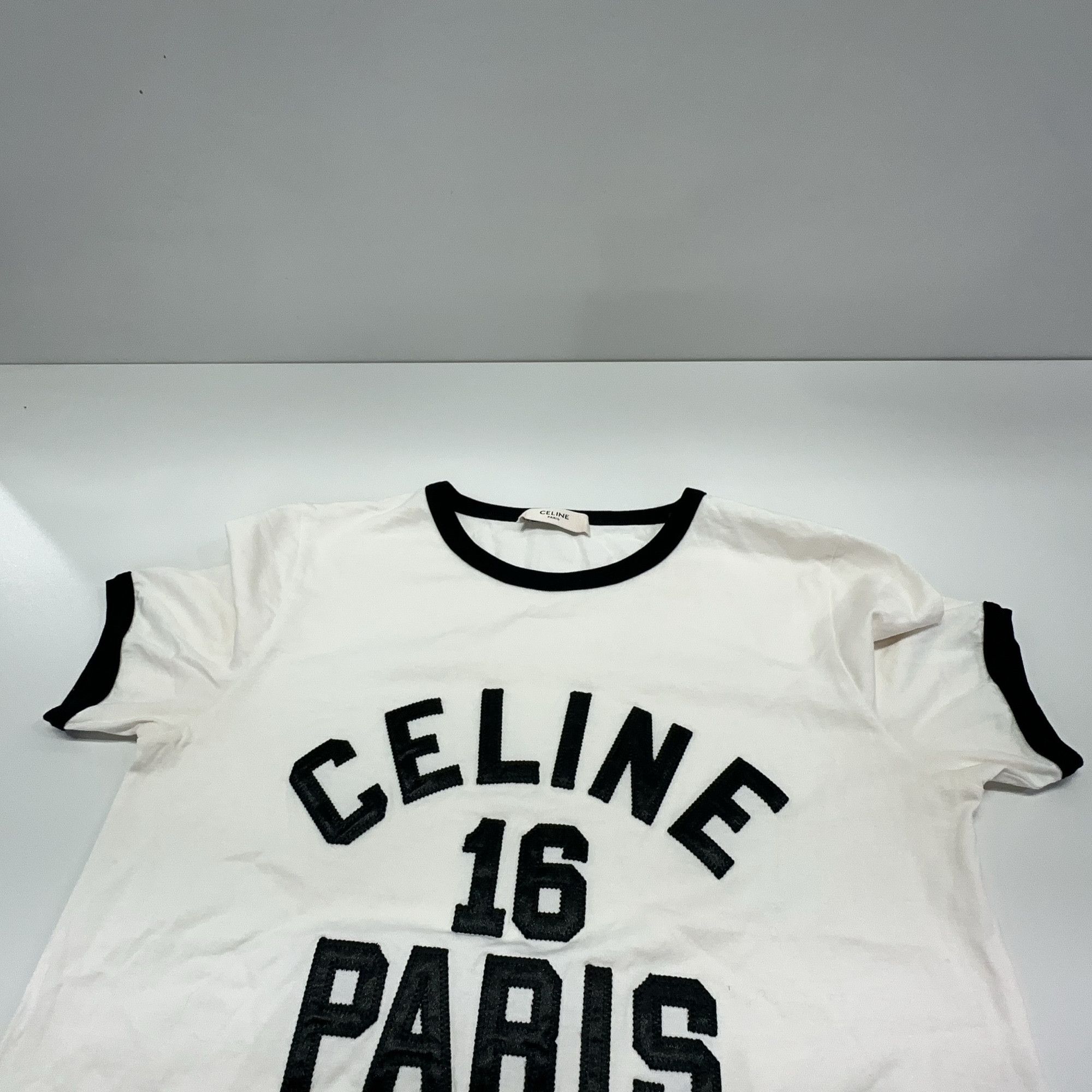 Celine CELINE 16 Paris Ringer T-Shirt Size XS Size XS / US 0-2 / IT 36-38 - 7 Thumbnail