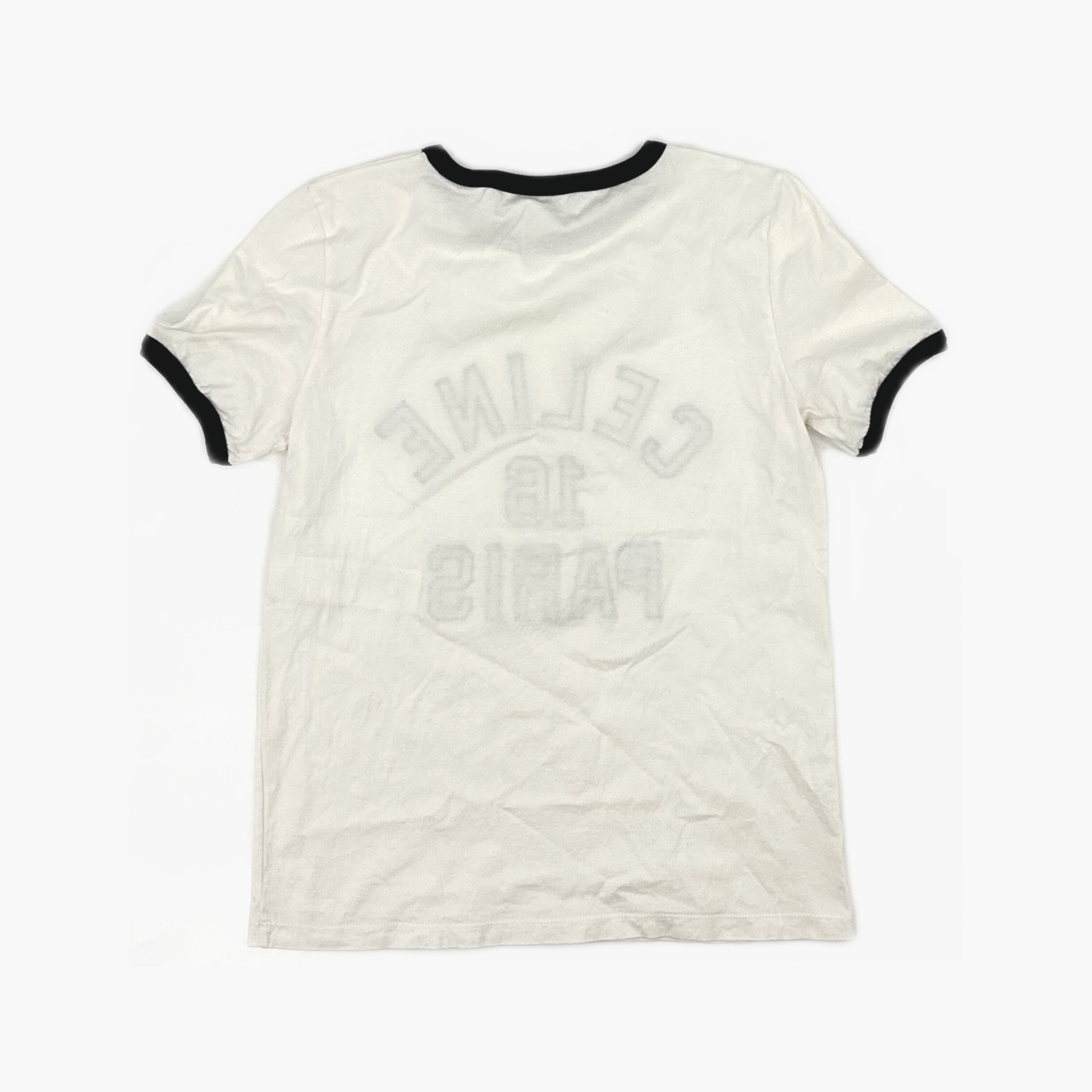 Celine CELINE 16 Paris Ringer T-Shirt Size XS Size XS / US 0-2 / IT 36-38 - 2 Thumbnail