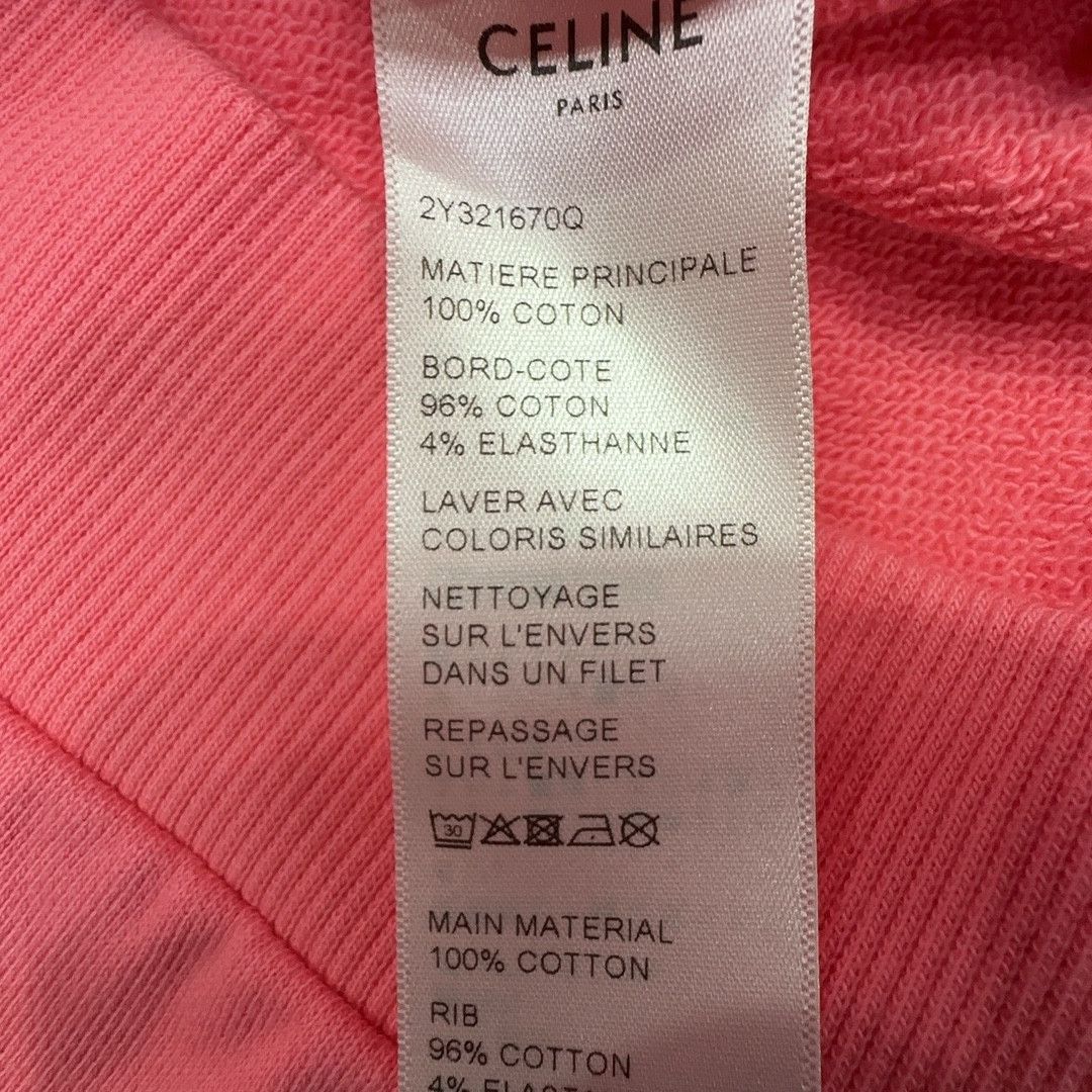 Celine Celine Logo Hoodie Size M Size US M / EU 48-50 / 2 - 5 Thumbnail