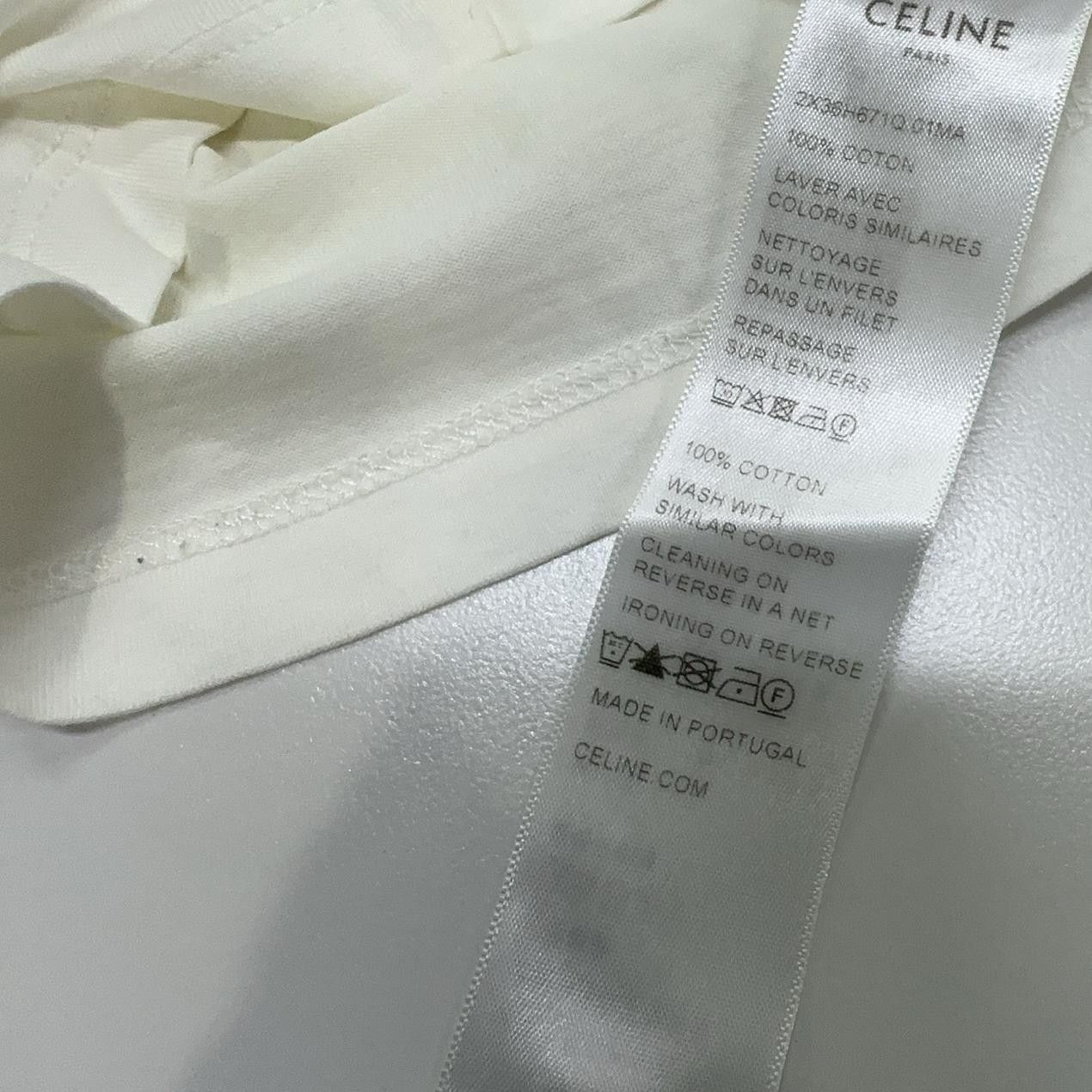 Celine Celine Logo Print T-Shirt Size S Size S / US 4 / IT 40 - 10 Thumbnail